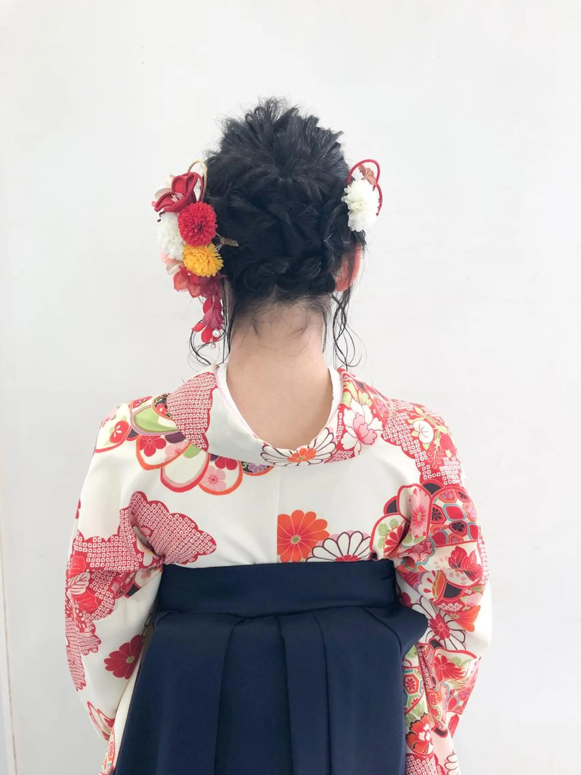 ミディアム ヘアアレンジ 秋野 睦実のヘアスタイル