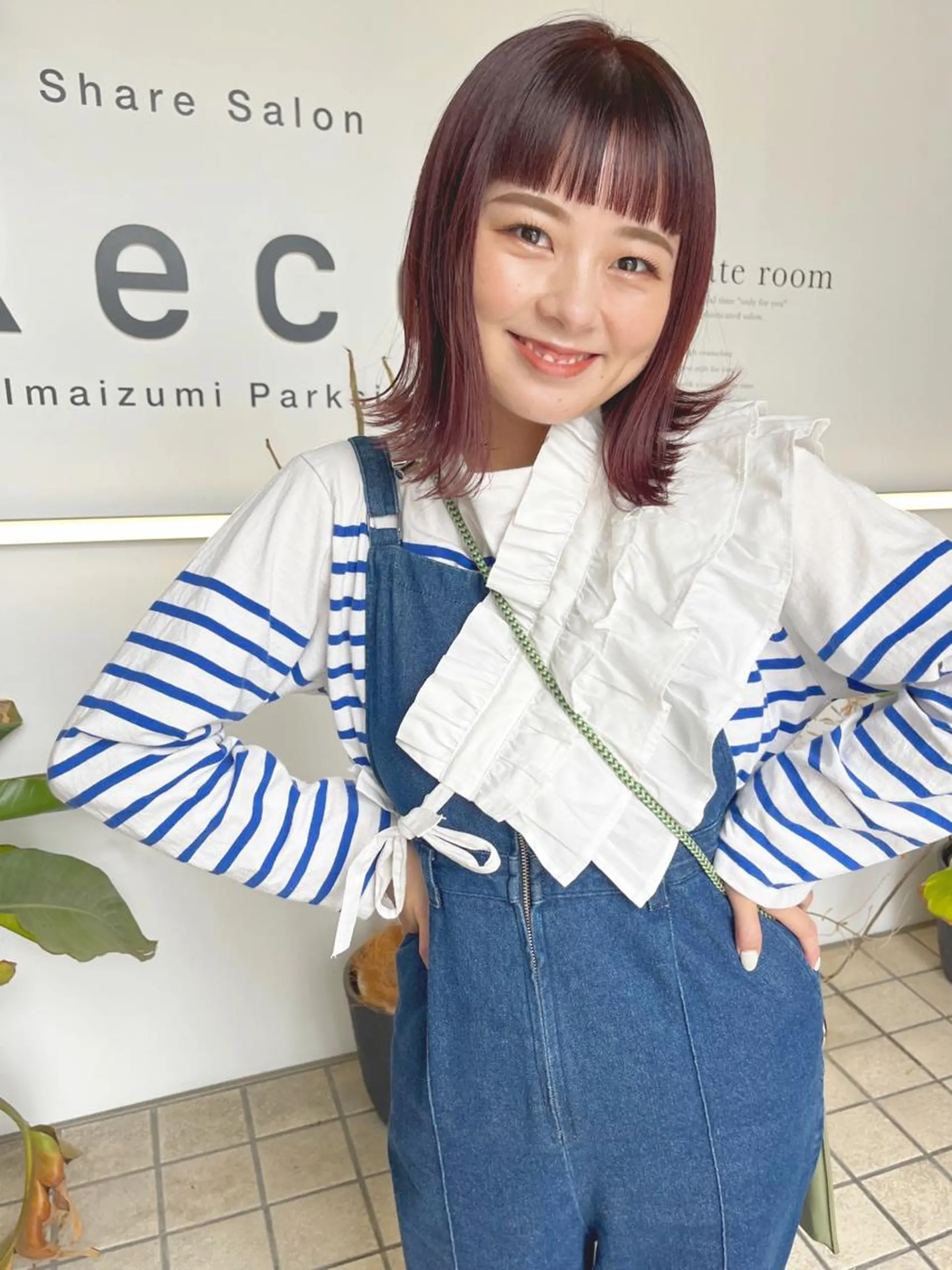 ミディアム カラー ボブ plumu. ♡【プリュム】のヘアスタイル