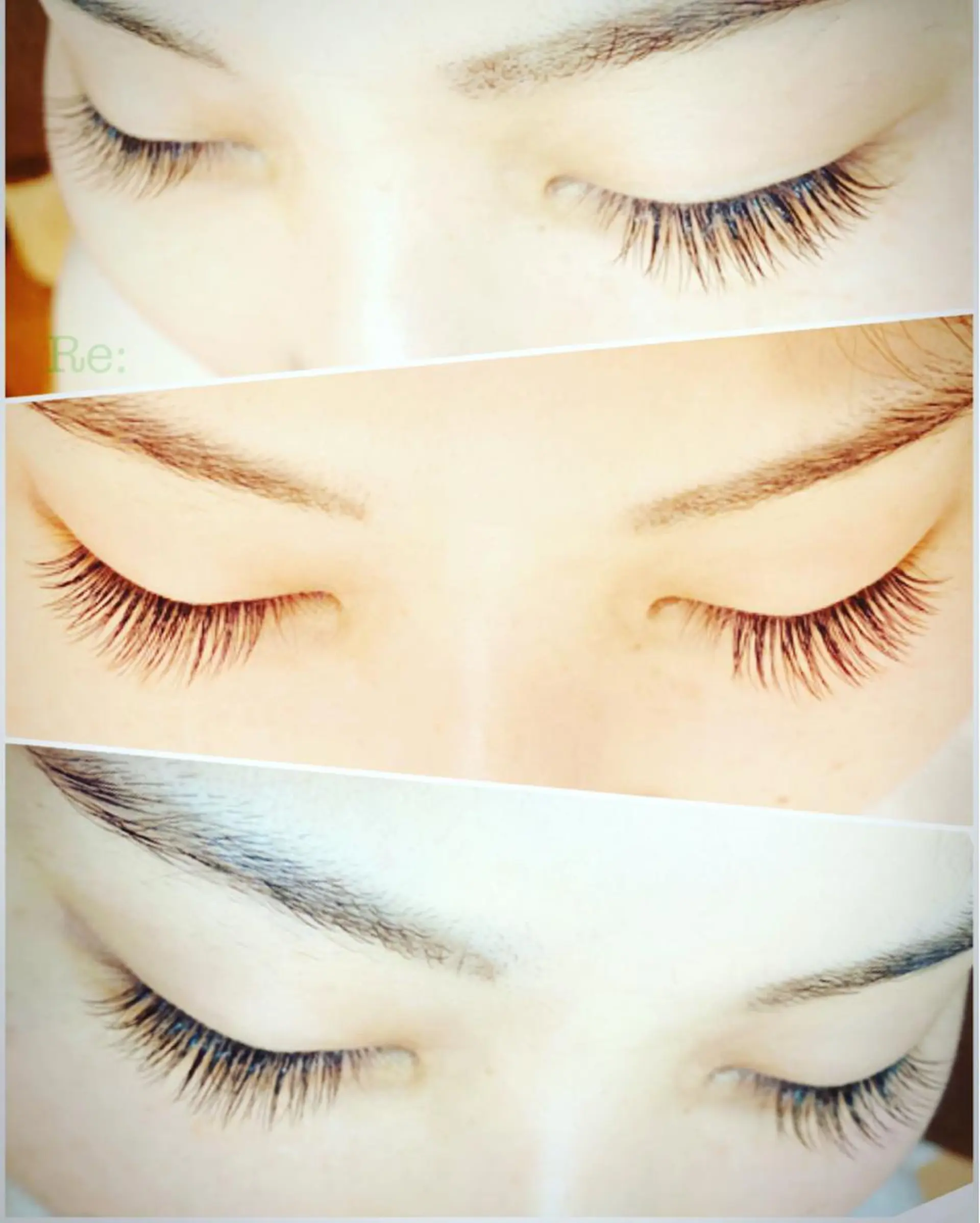 マツエク・マツパ Cカール キュート フラットラッシュ セーブル Lash Re：のマツエク・マツパデザイン