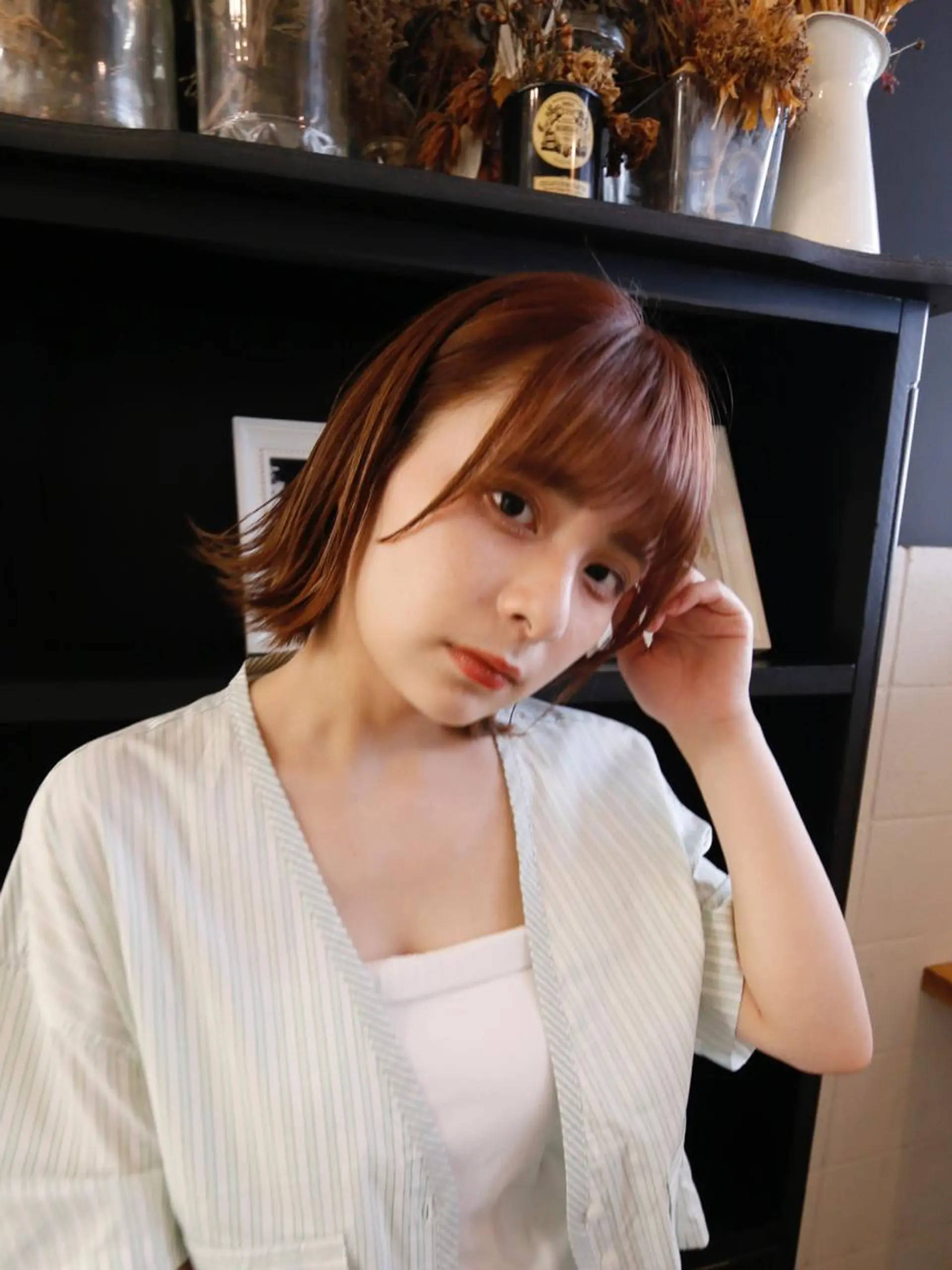 ミディアム irwi所属・Ebihara Satomiのヘアスタイル