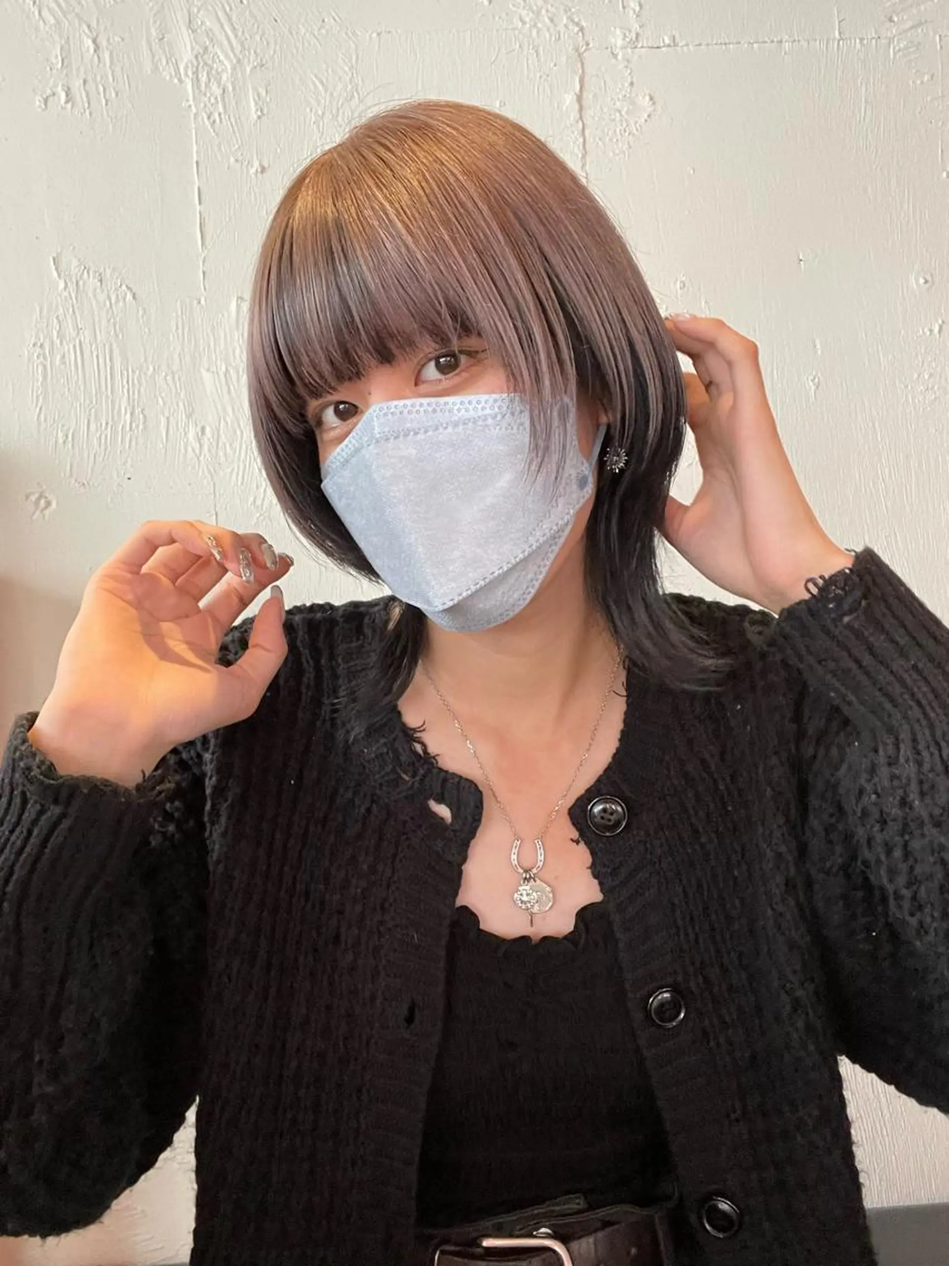 ミディアム たかはし はるかのヘアスタイル