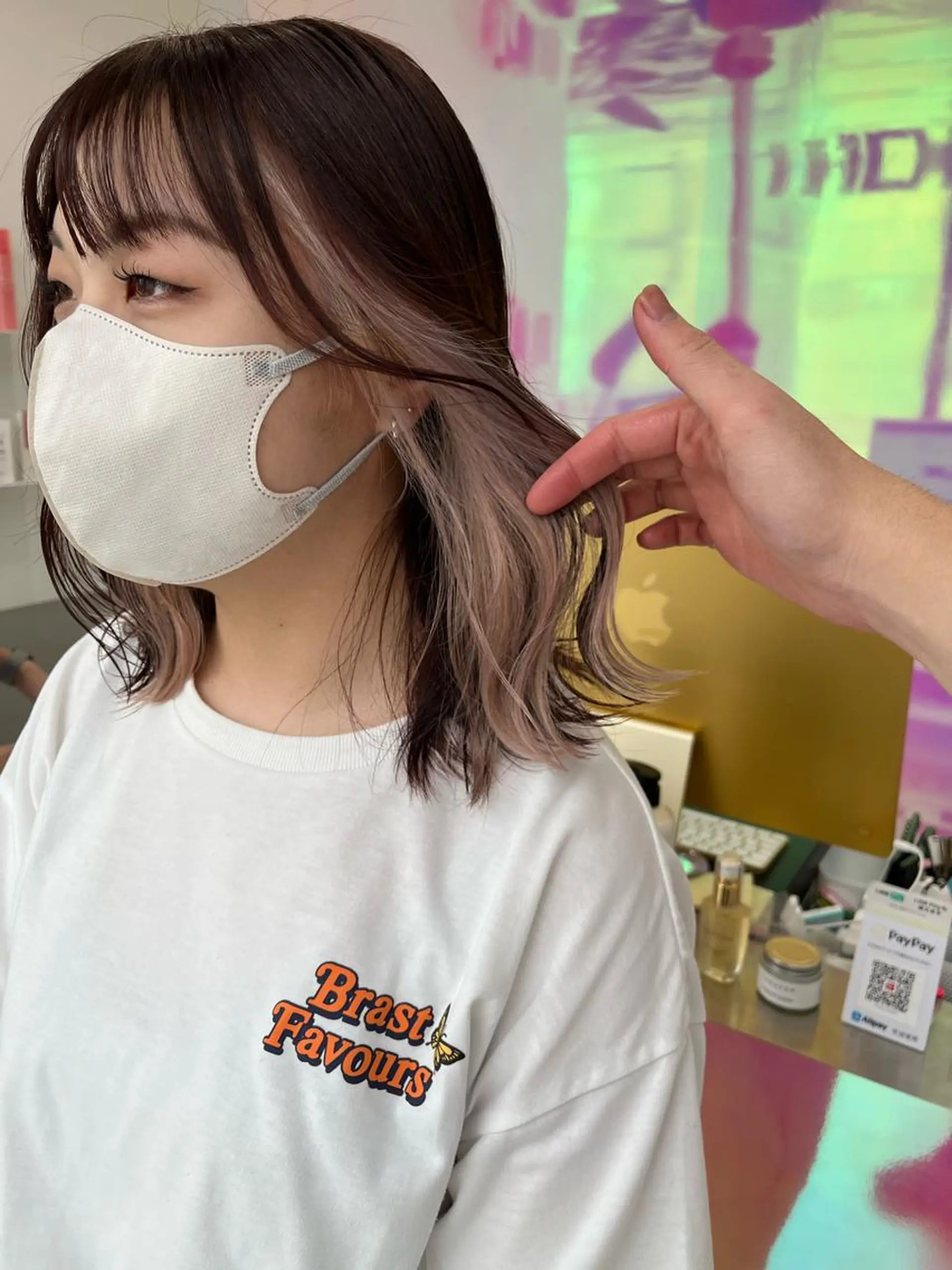 ロング カラー ヘアアレンジ ブリーチ ヘアカラー トレンドレイヤー No.1/KOHEIのヘアスタイル