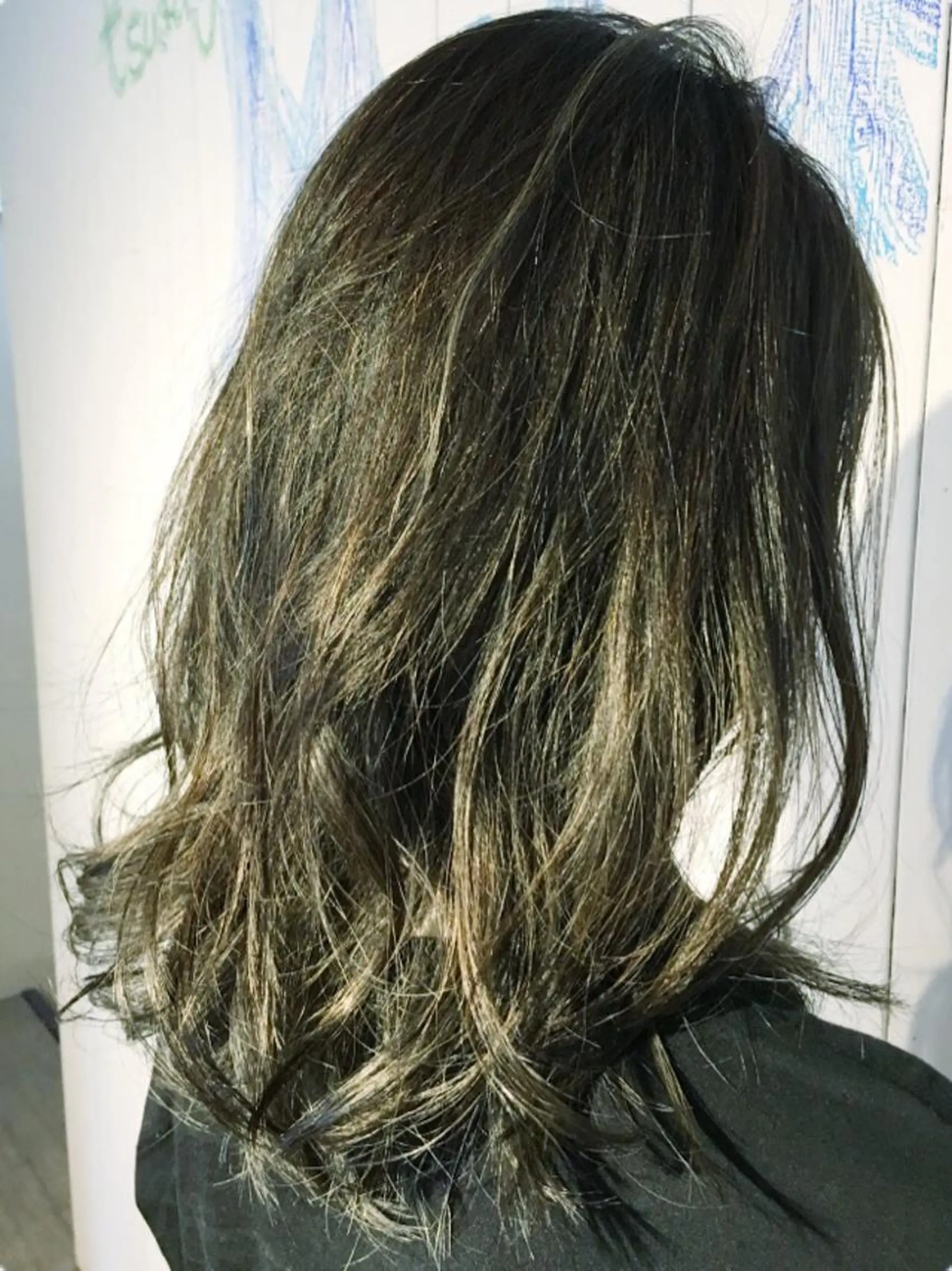 ミディアム カラー アッシュ MODE K's塚口 かどやのヘアスタイル