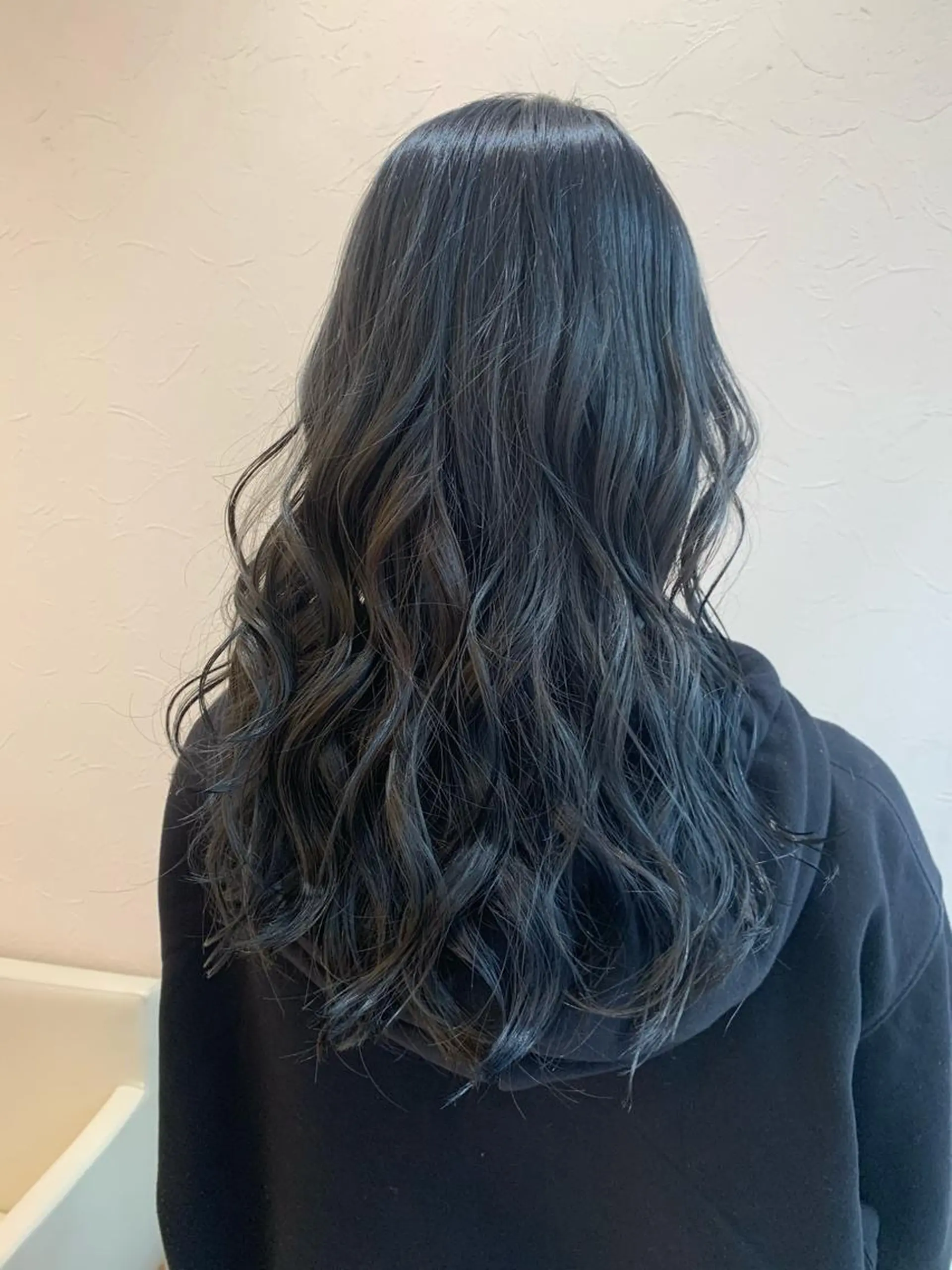 ロング カラー ヘアカラー トリートメント 店長ハイトーンカラー 柞山史奈のヘアスタイル