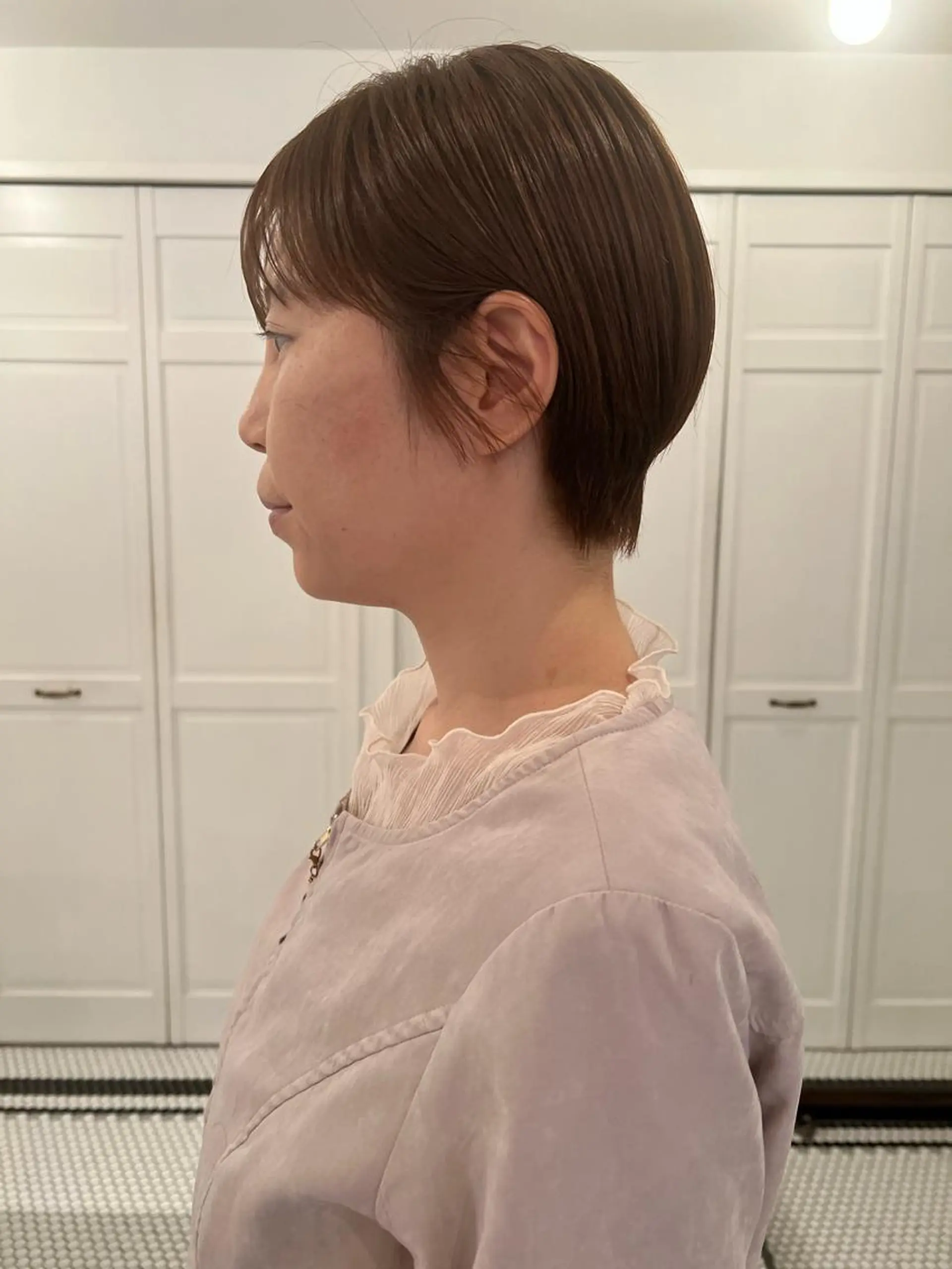 ショート ブリーチカラー🎀 韓国風/寺門美優のヘアスタイル