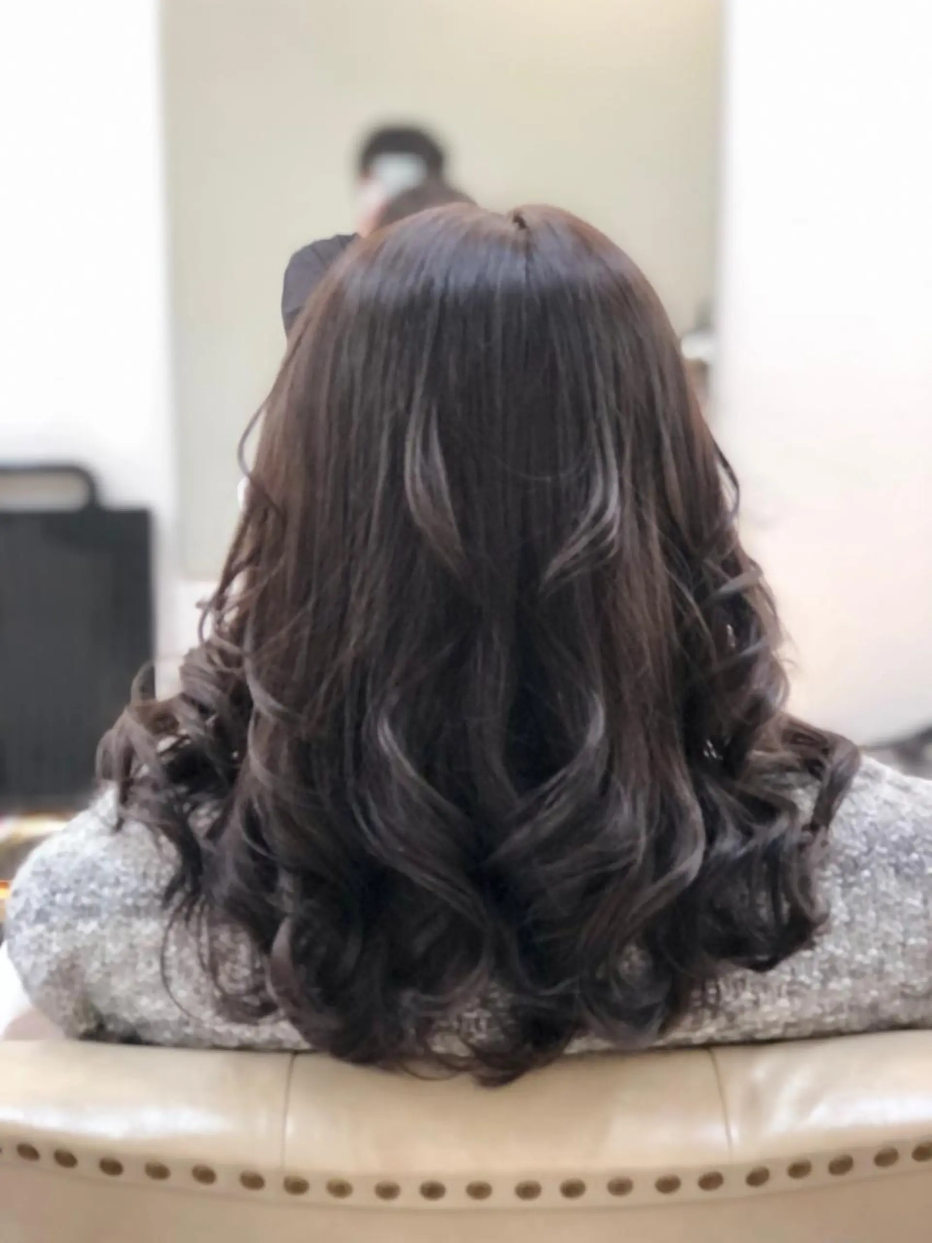 セミロング カット ヘアカラー トリートメント H by Real meのヘアスタイル