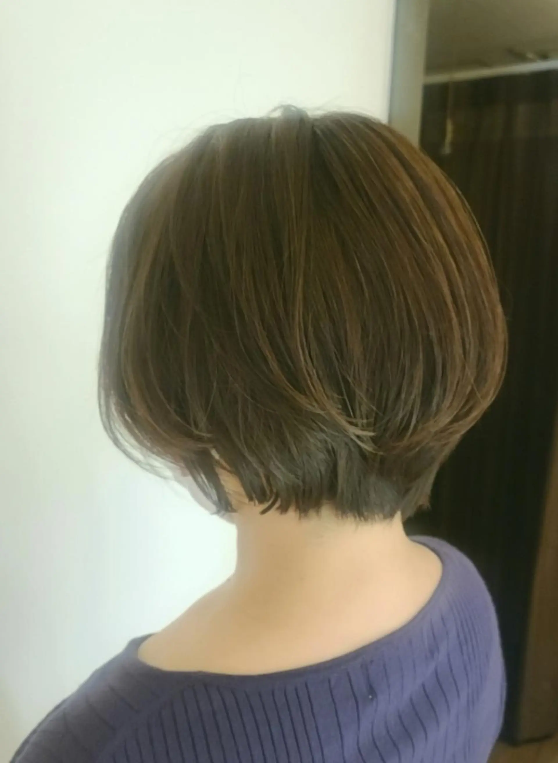 ショート カラー ショートボブ ボブ ショートヘア 赤松 摩美のヘアスタイル