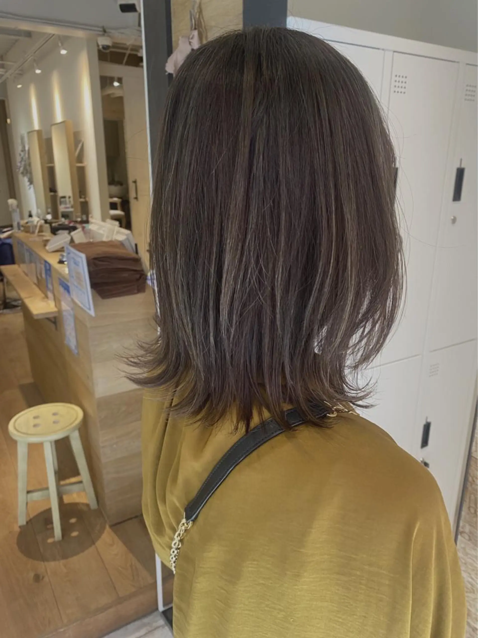 ミディアム カラー カット ヘアカラー トリートメント newi京橋 【sachi】のヘアスタイル