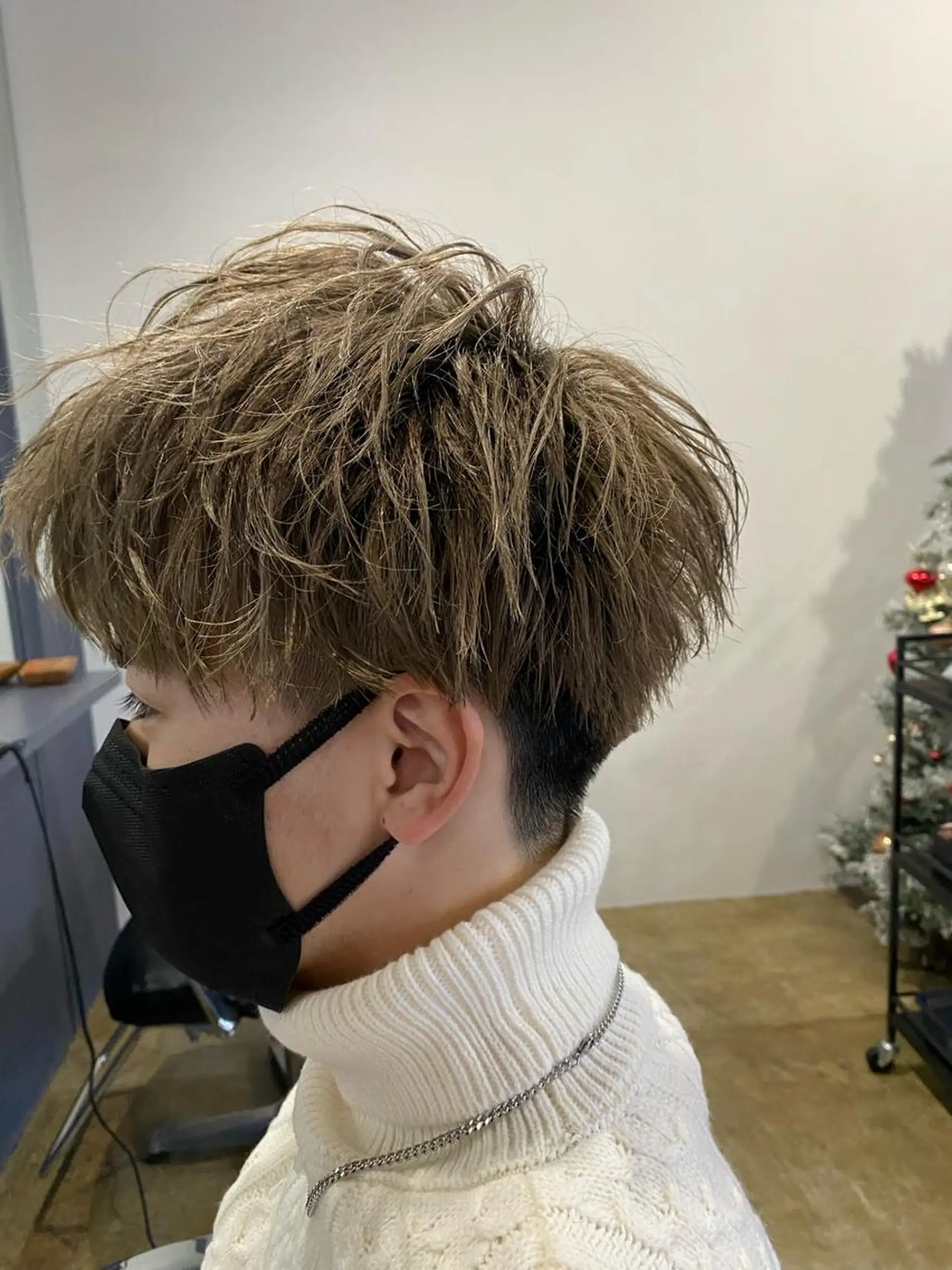 ショート カラー メンズ new.本川越店所属・くせ毛多毛特化 高橋　淳のヘアスタイル