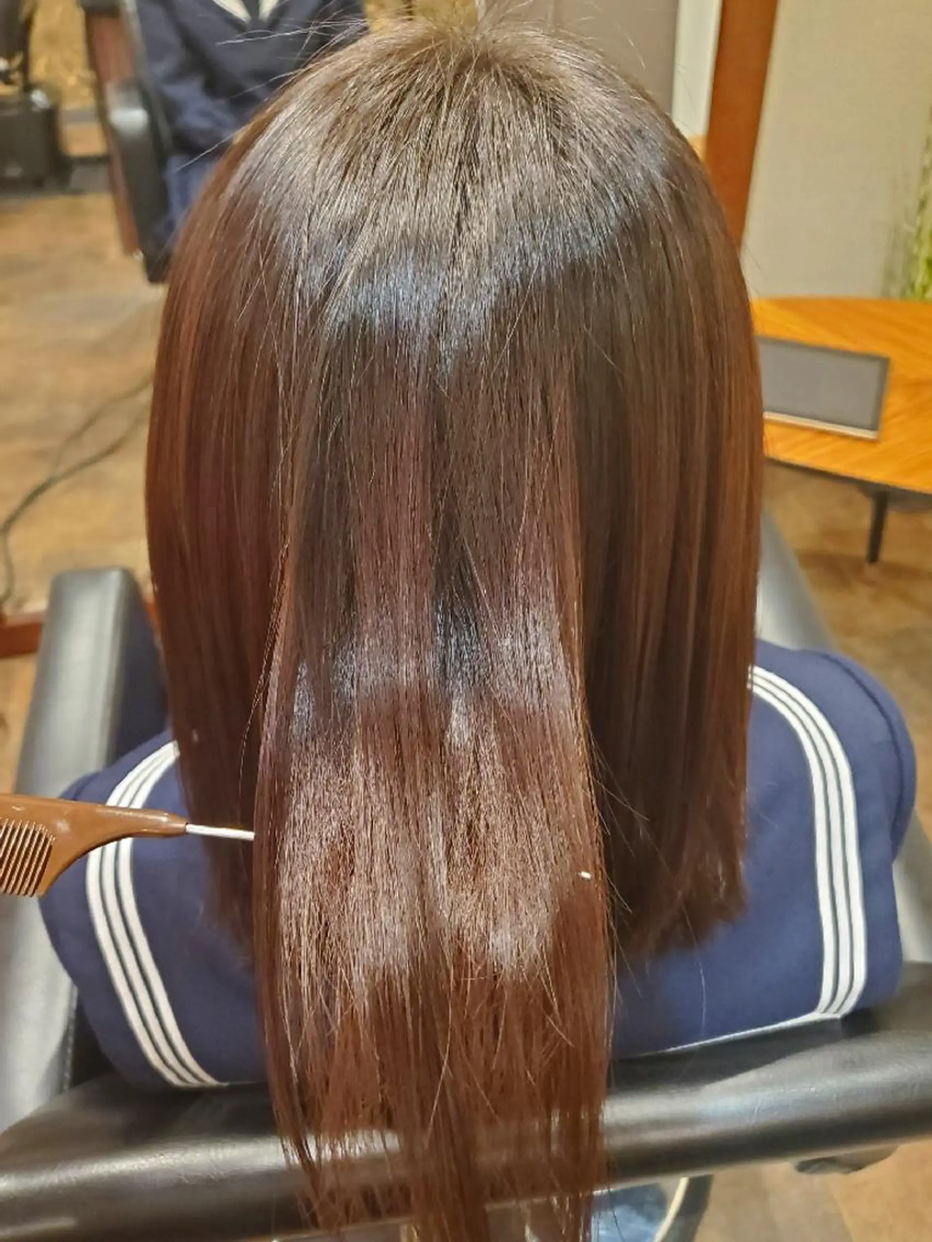 ミディアム 縮毛矯正 北九州美容室 🕊️わかな✂︎のヘアスタイル