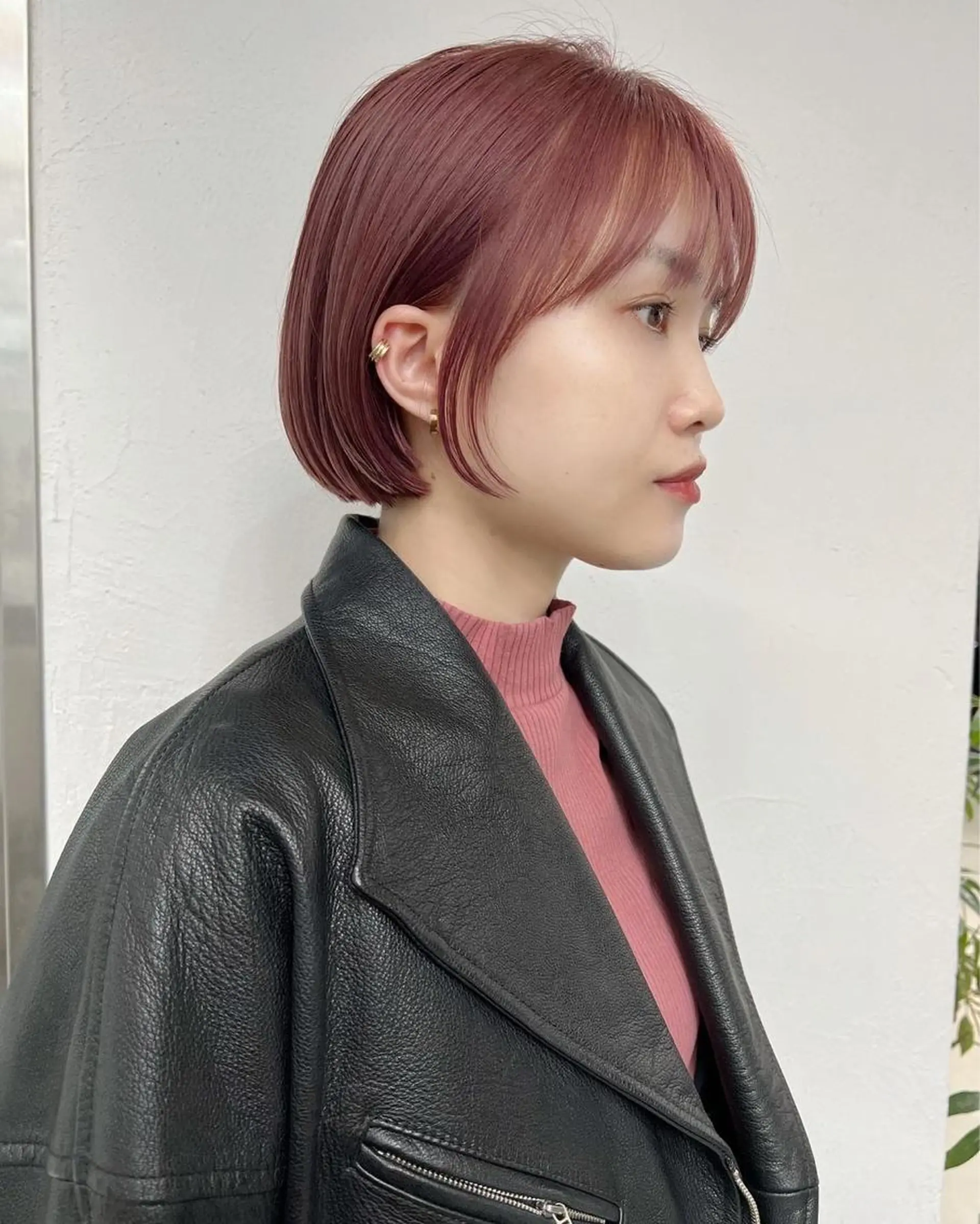 ショート カラー ヘアアレンジ ピンクカラー ボブ ヘアカラー トリートメント 韓国/ハイトーン/ ボブ🎀MIKU🎀のヘアスタイル