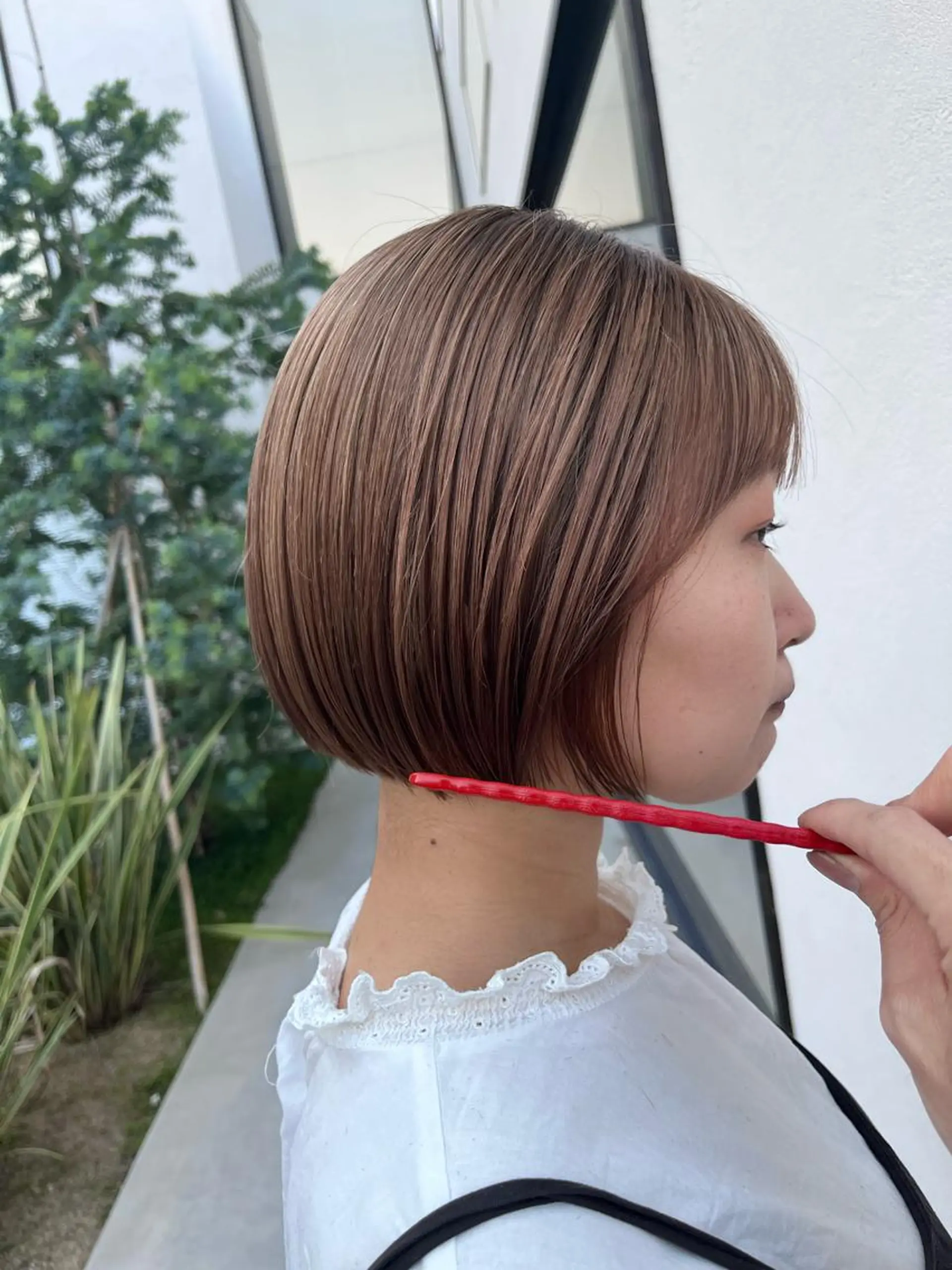 ショート ヘアカラー 似合わせパーマ/ 山本銀次郎のヘアスタイル