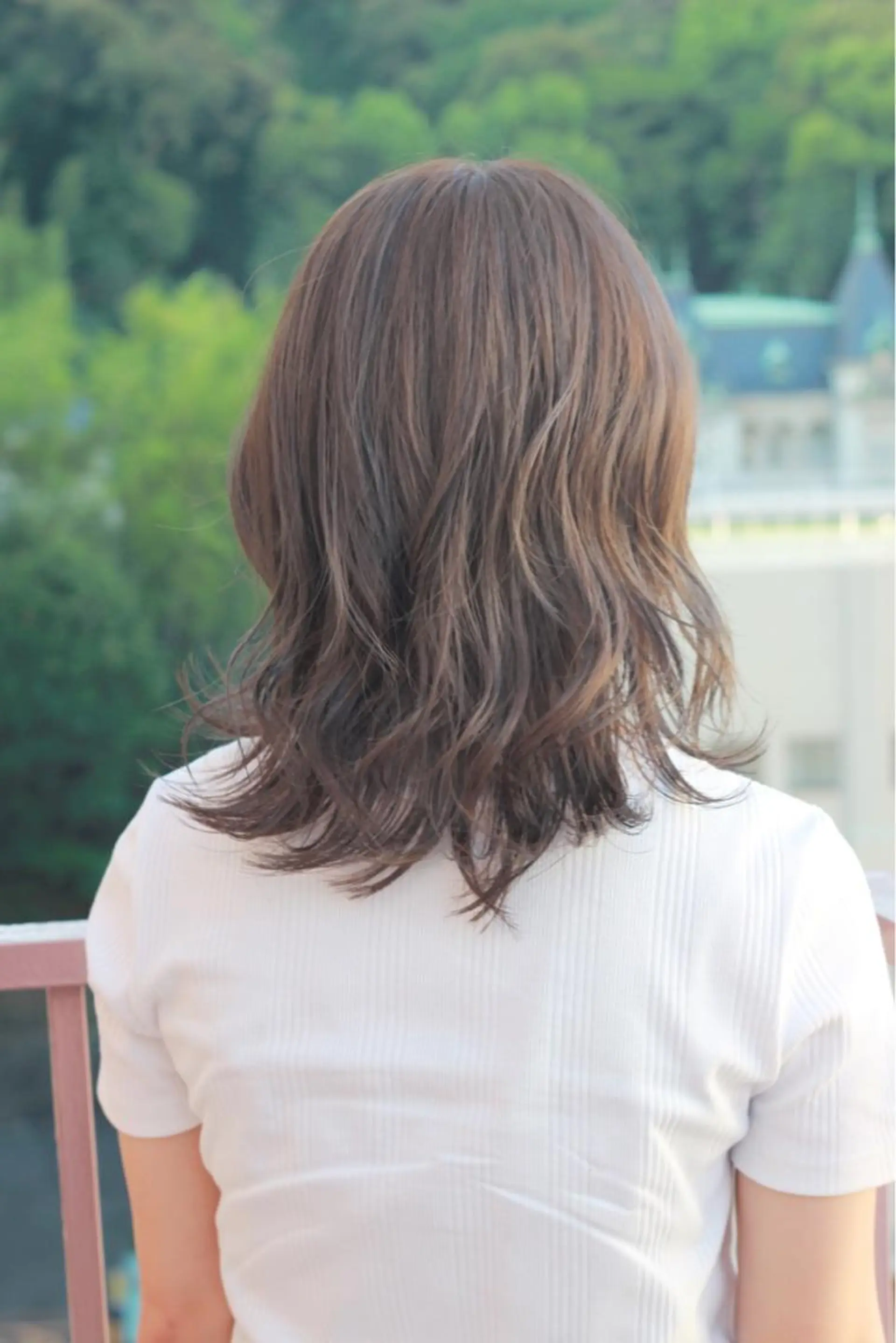 ミディアム カラー グレージュ カット ヘアカラー Viage （ビアージュ）のヘアスタイル