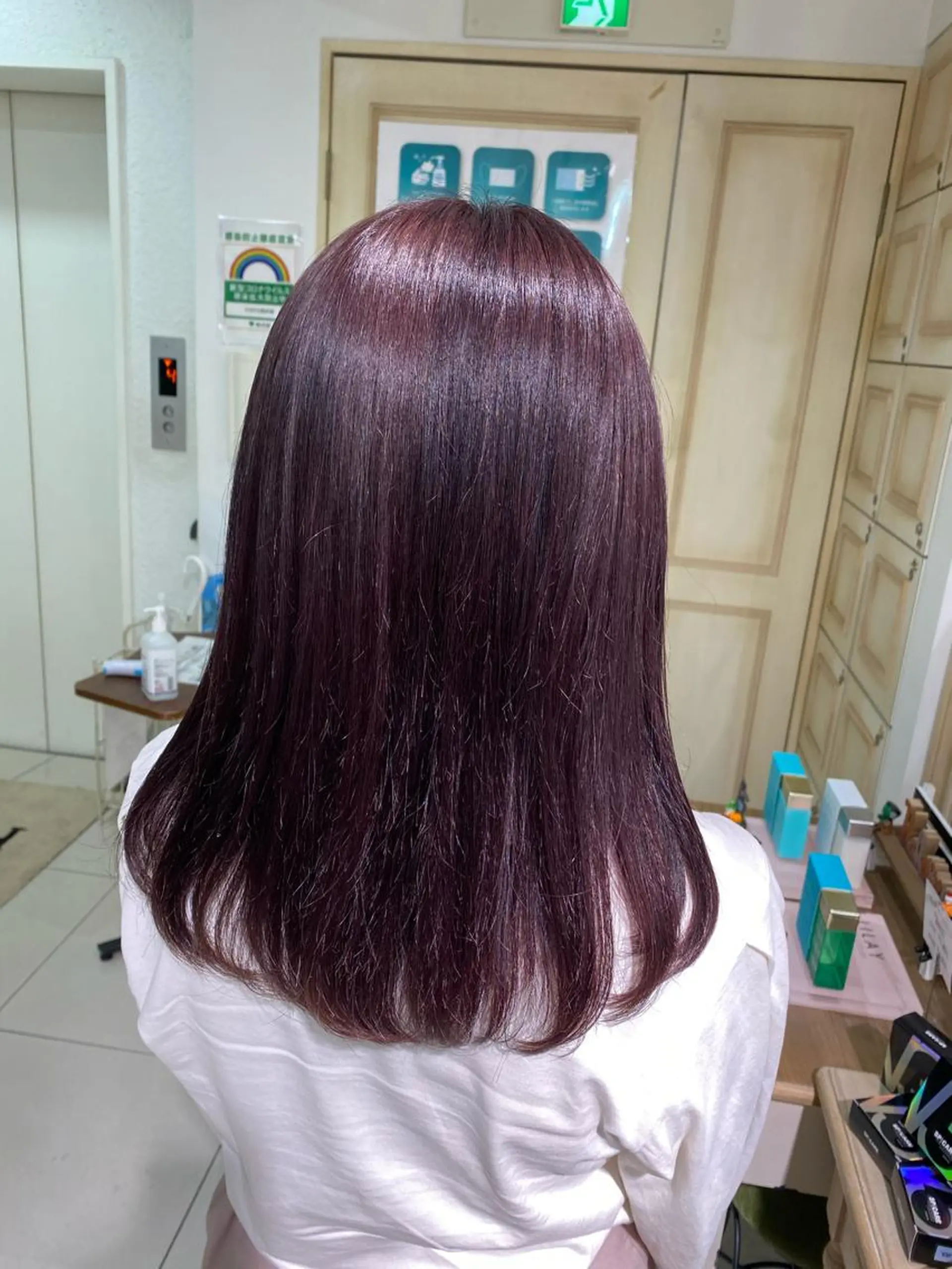 ミディアム カラー ヘアアレンジ 透明感カラー 古山 結季🌙🖤のヘアスタイル