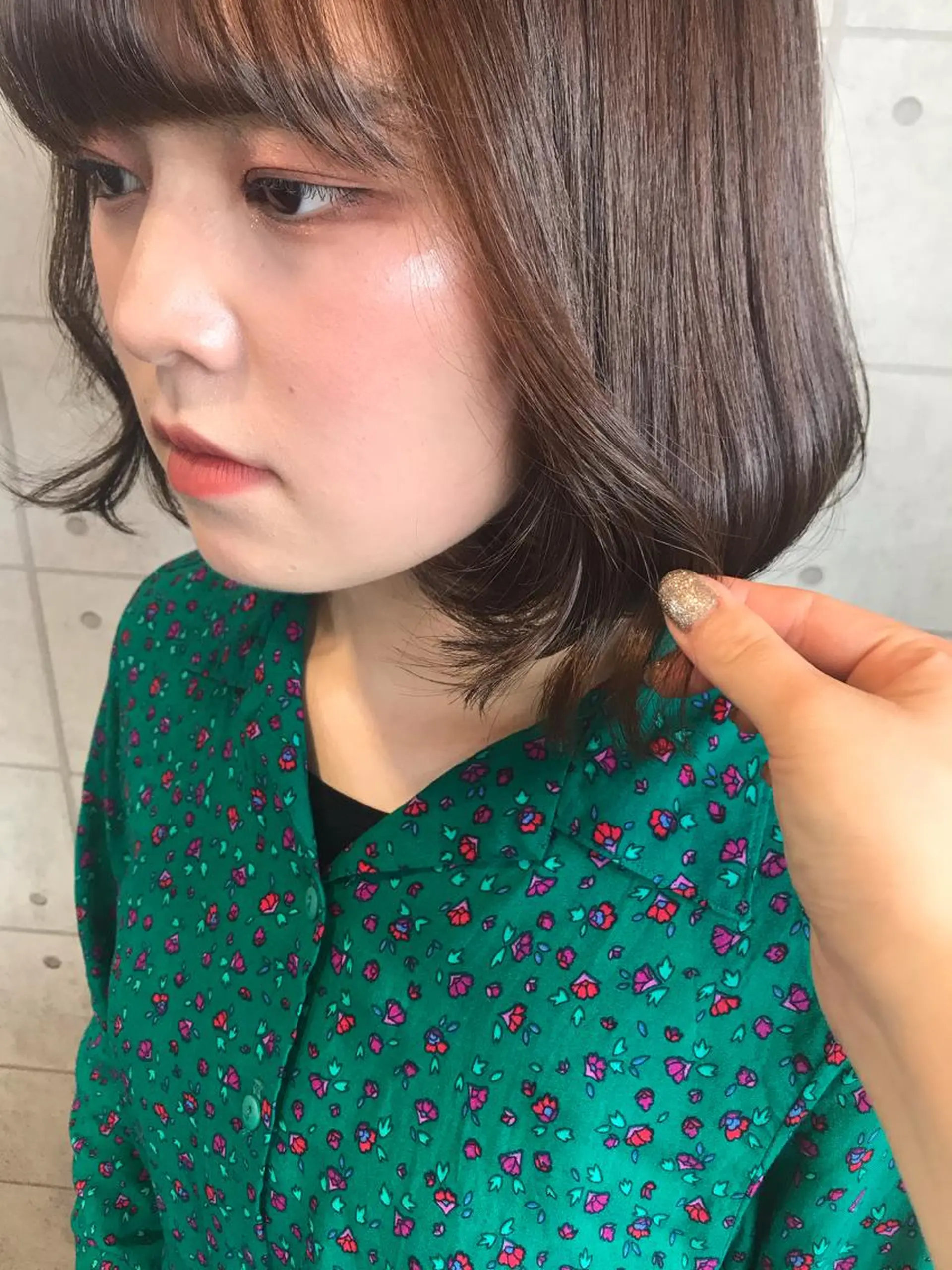 ショート カラー 烏丸韓国ヘア🇰🇷 ayaka🎀のヘアスタイル