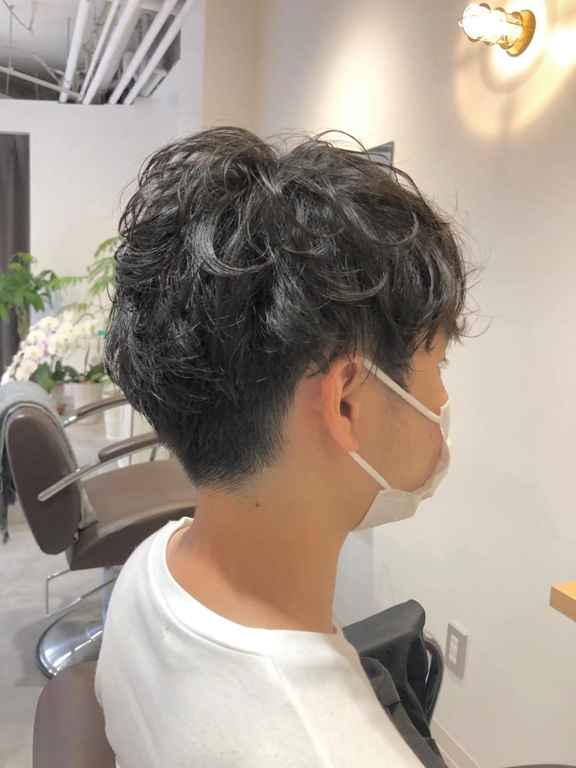 ショート パーマ メンズ マッシュ メンズパーマ ショートヘア MIA スタイリストのヘアスタイル