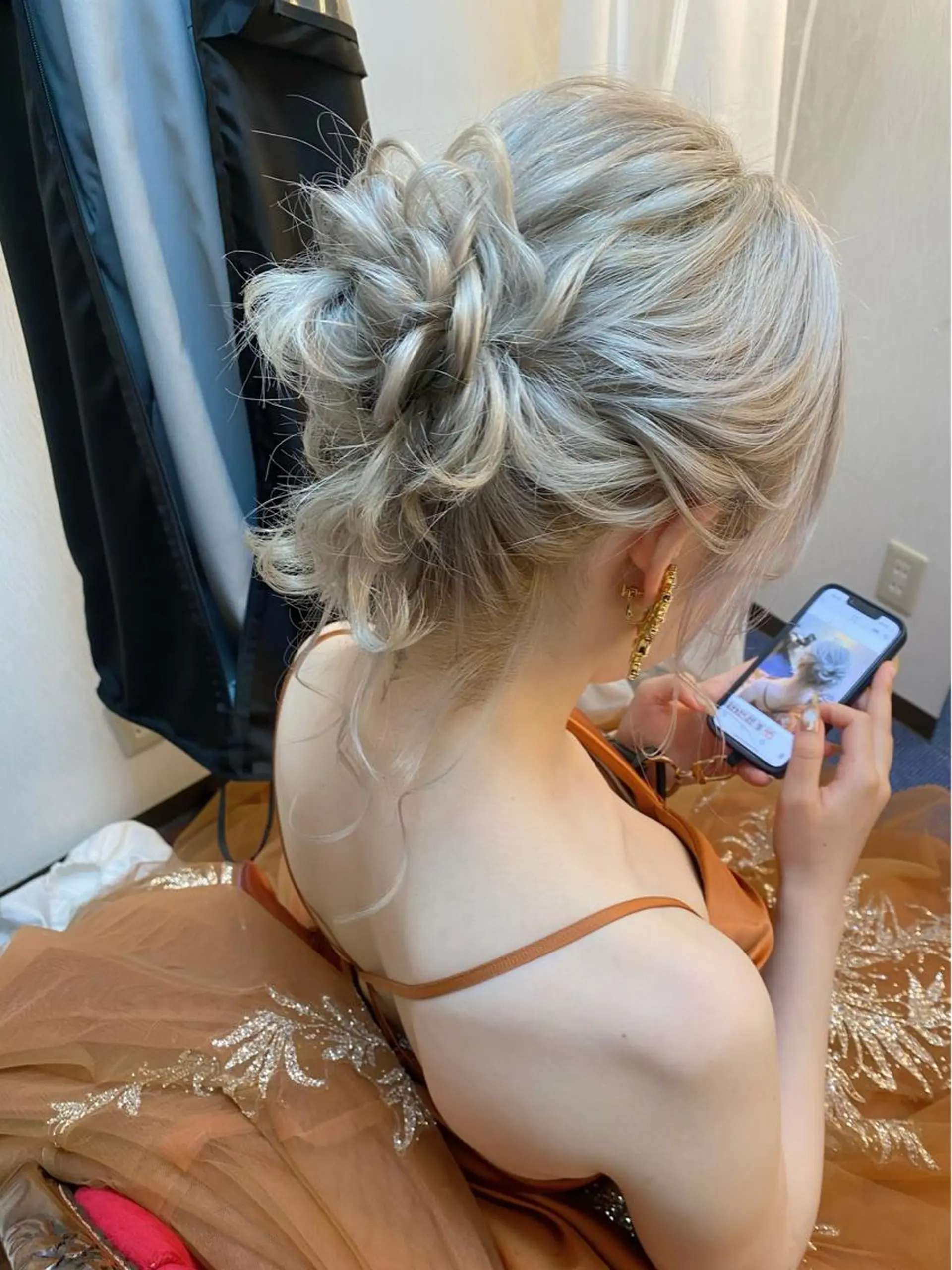 セミロング ヘアアレンジ 大阪/ヘアアレンジ /似合わせset💐のヘアスタイル