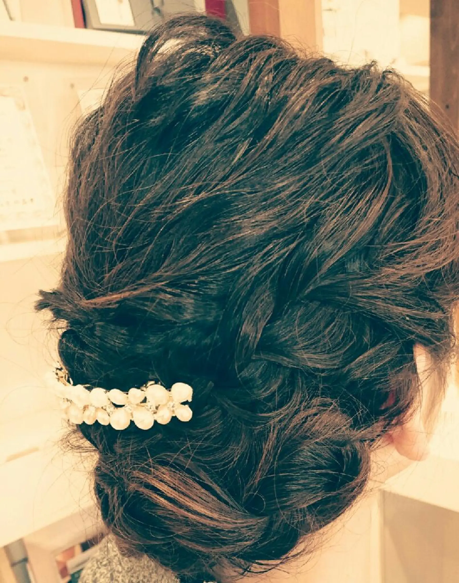 ヘアアレンジ セミロング ヘアセット/髪質改善 /カラー/TADOのヘアスタイル