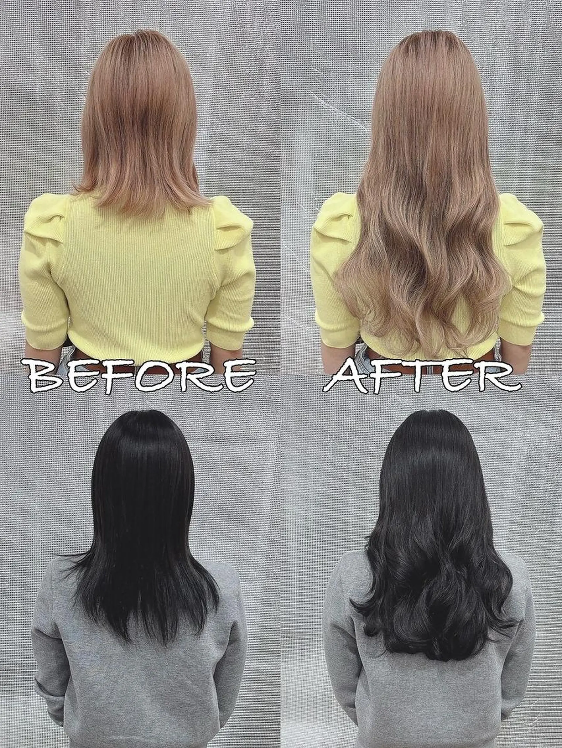 ロング カラー ヘアアレンジ シールエクステ バレイヤージュ ブリーチ ケアブリーチ ダブルカラー LIP 大阪本店 エクステ 堀谷和孝のヘアスタイル