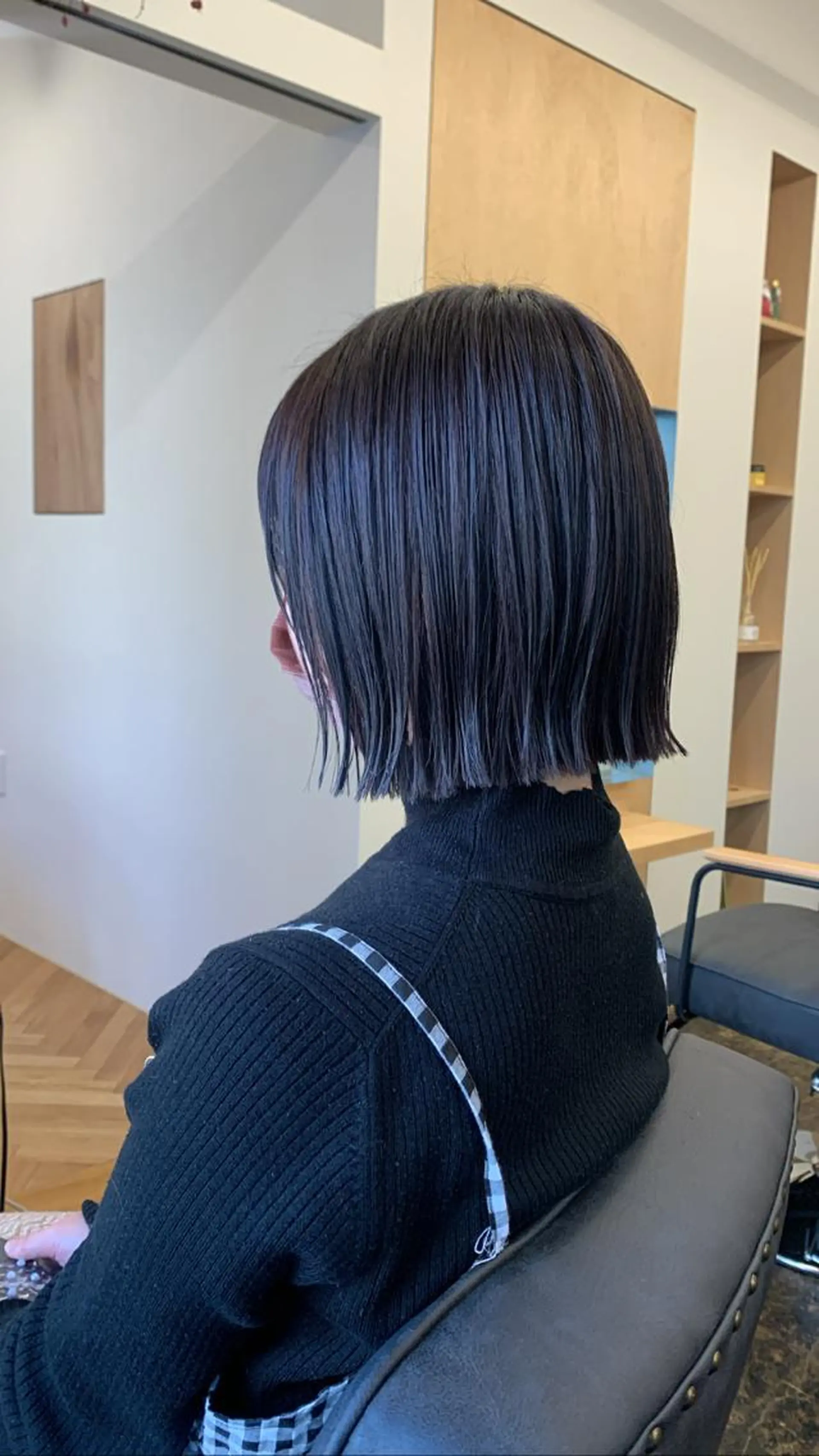 ショート カラー ボブ yupi🐈‍⬛ レイヤー/パーマのヘアスタイル