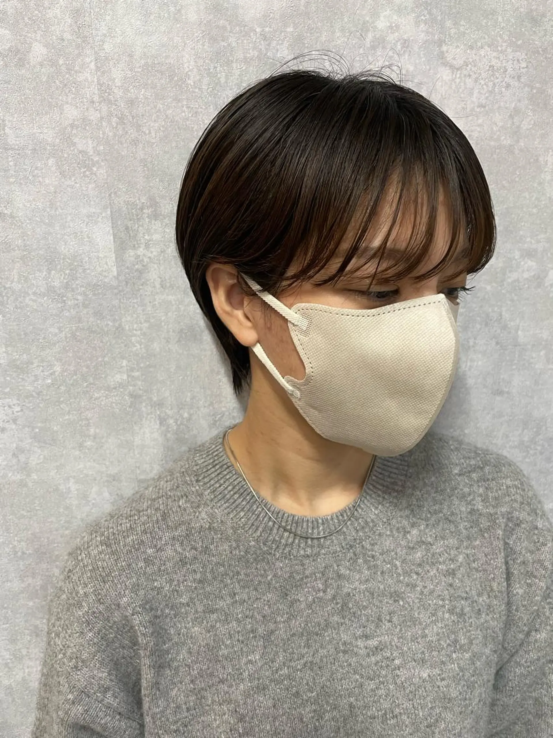 ショート 切りっぱなしボブ ショートボブ ハンサムショート 丸みショート アッシュ C’LD hair produce /シールドヘア所属・モテ髪/ボブ/ショー ト/アダチフウトのヘアスタイル