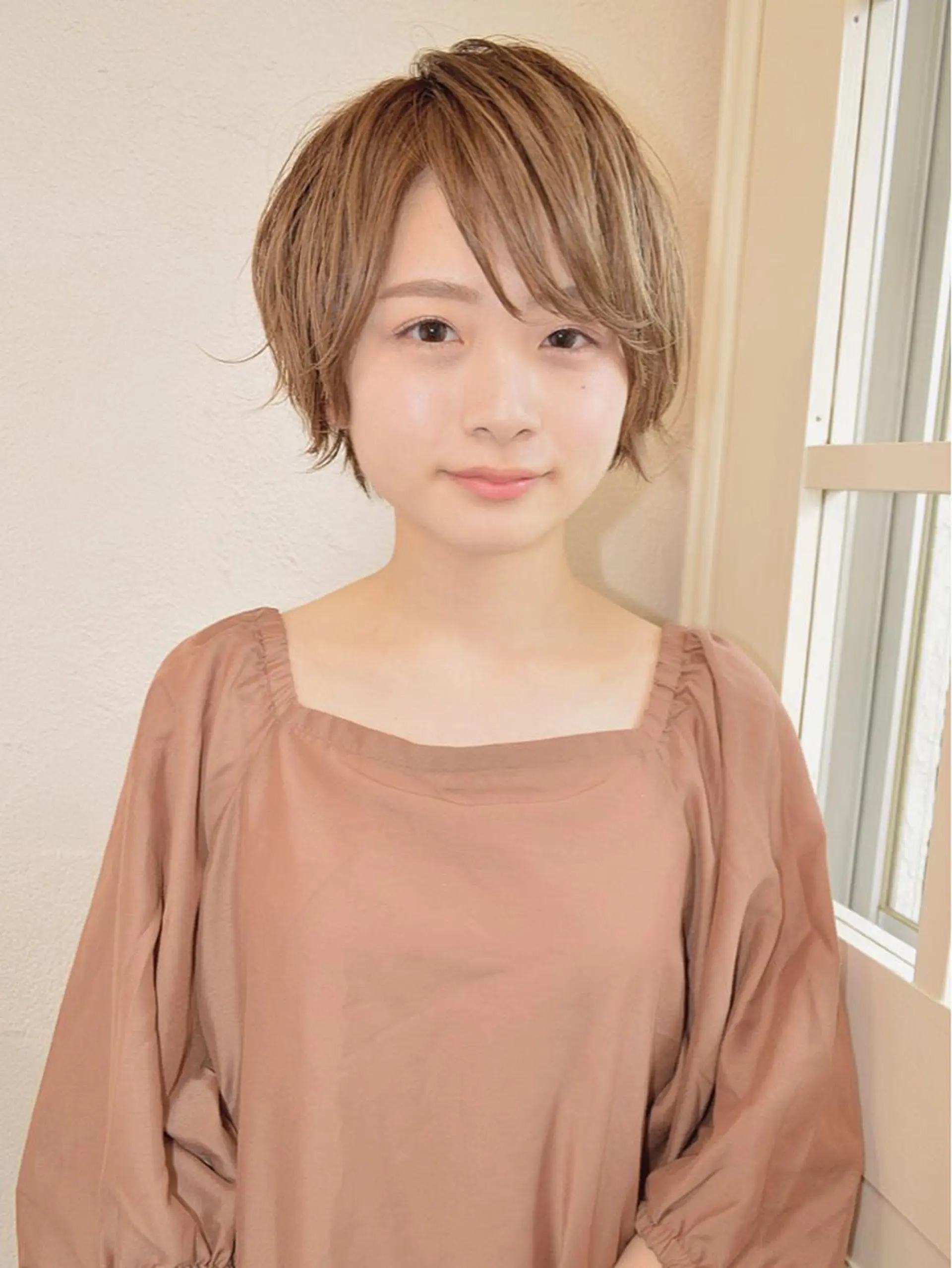 ショート カラー パーマ 小顔ショート✁ ⁂Yukari⁂のヘアスタイル