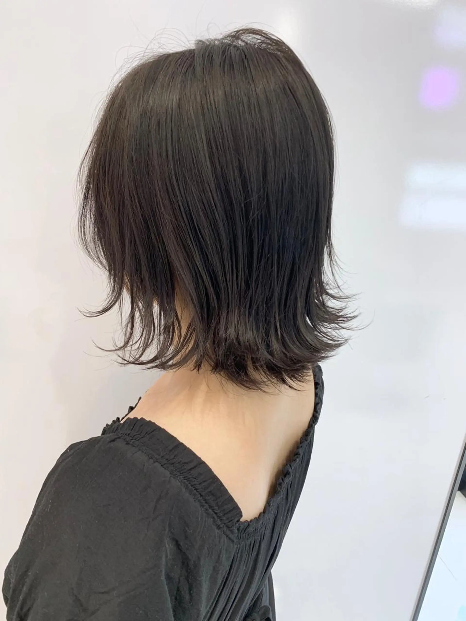 ミディアム 外ハネヘア カット ヘアカラー トリートメント lamie by melt 吉祥寺 【ラミエ バイ メルト】所属・【ミニモ公認】*似合 わせ職人*滝田拳史のヘアスタイル