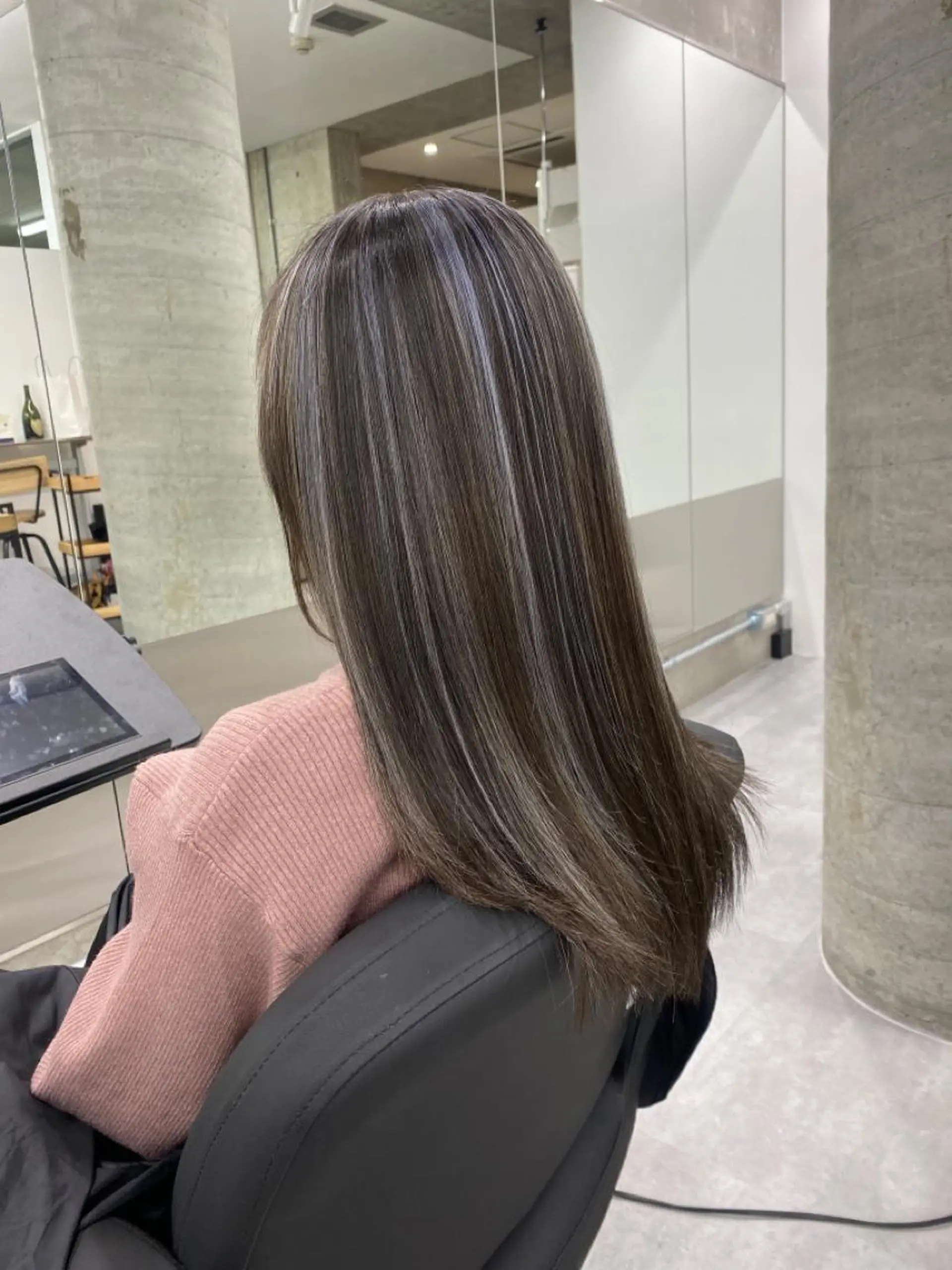 ロング カラー バレイヤージュ ブリーチ ケアブリーチ ダブルカラー ハイライトカラー welring hair salon所属・welring hair salonのヘアスタイル