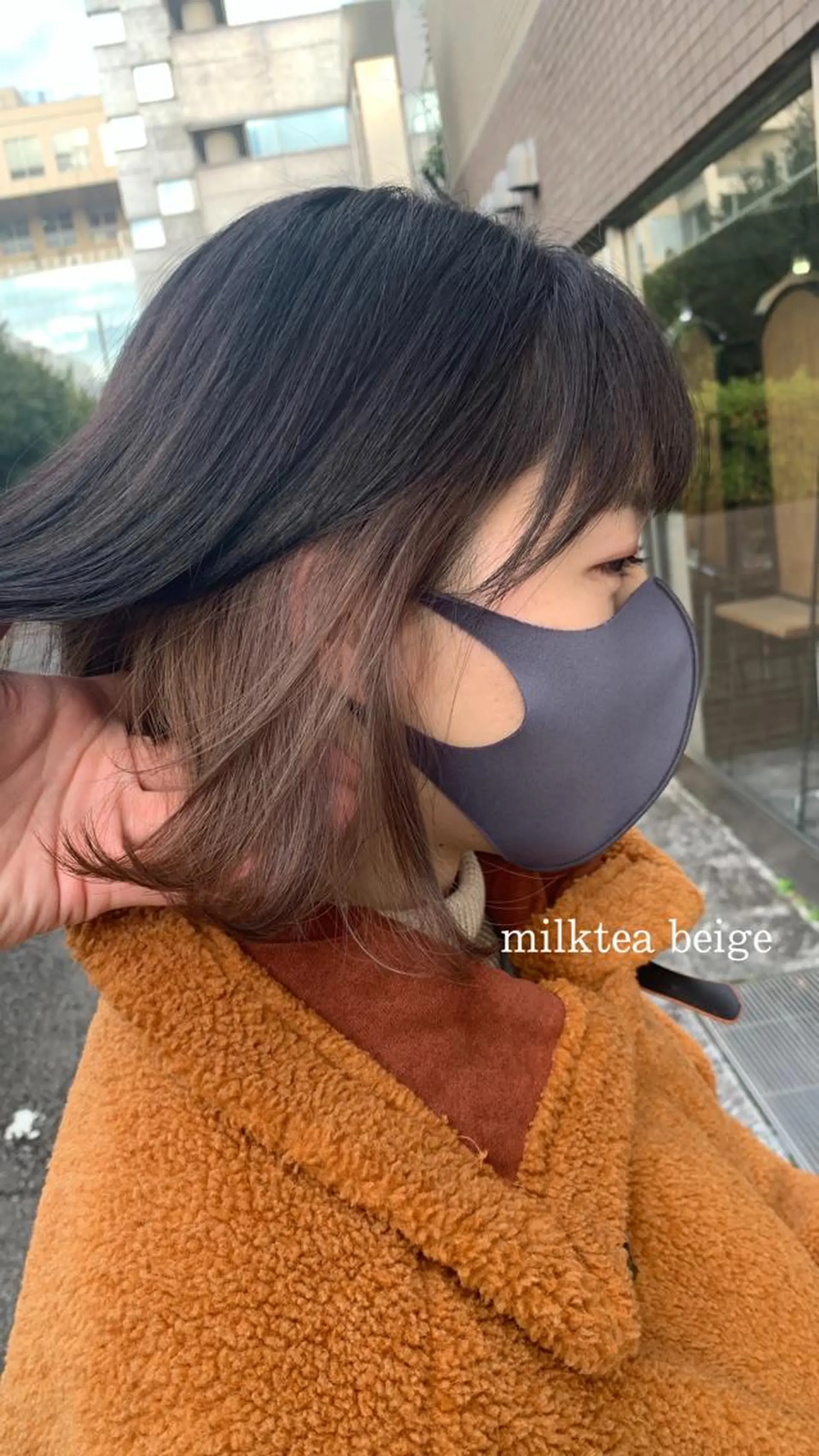 ミディアム カラー ヘアカラー トリートメント DOMI所属・カラー特化美容師 💎EIKI💎のヘアスタイル