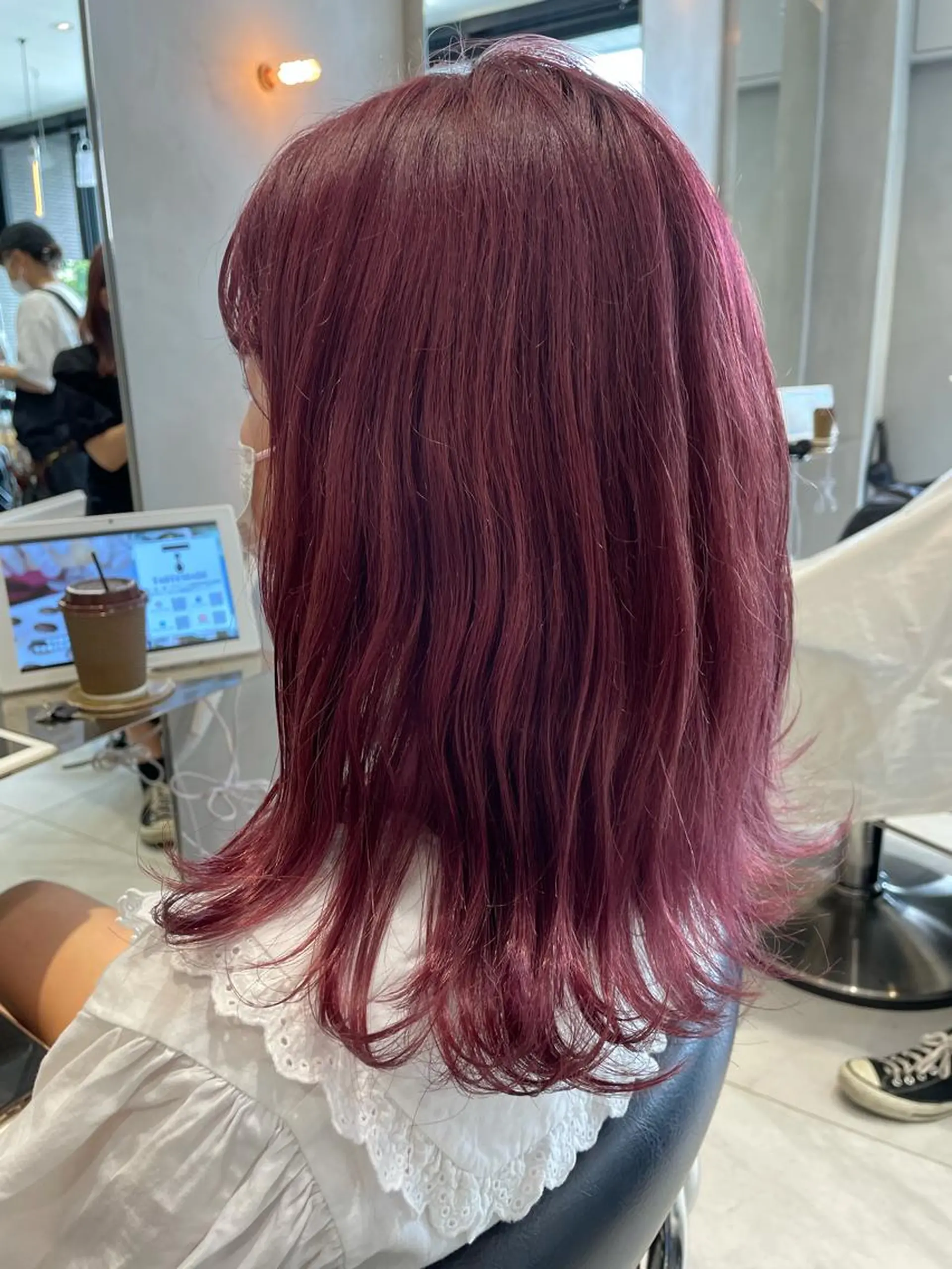 ショート カラー ヘアカラー トリートメント ヘッドスパ ヘアセット 圧倒的透明感カラー nana🦕のヘアスタイル