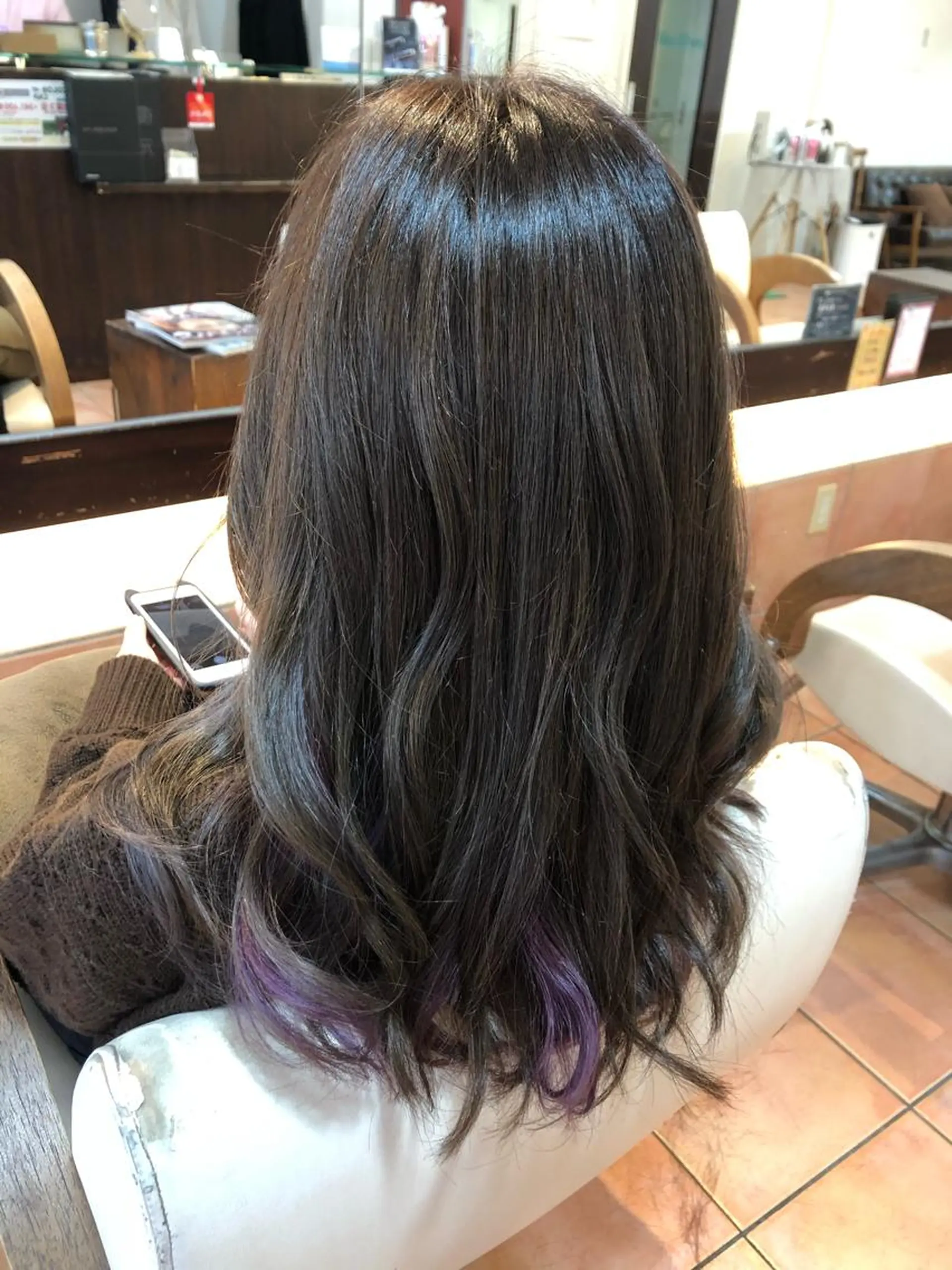 ロング カラー パープルカラー 💙あかみね 💙（mine）のヘアスタイル