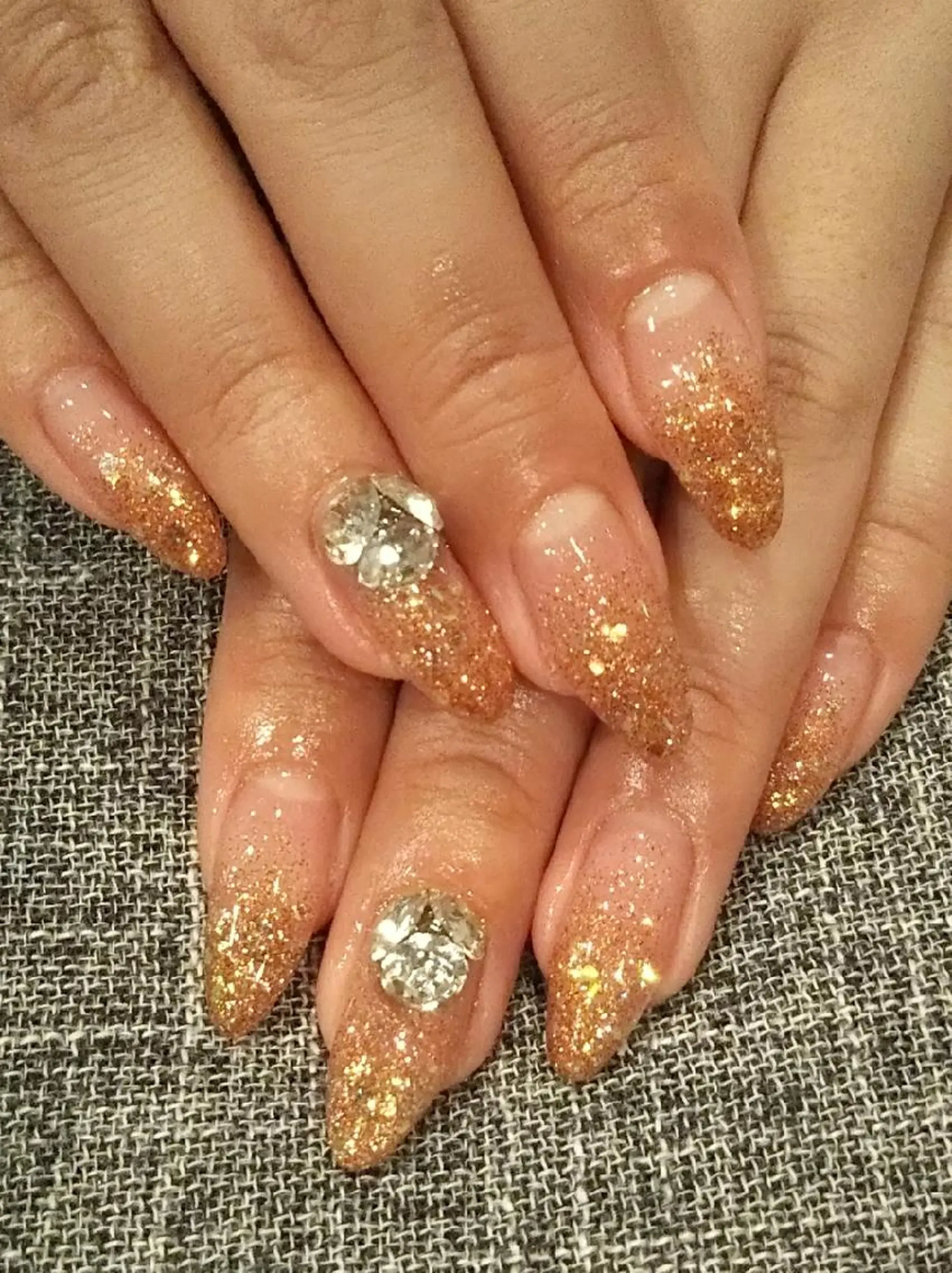 ネイル キラキラネイル ラメ(グリッター) ハンドネイル private salon mieのネイルデザイン