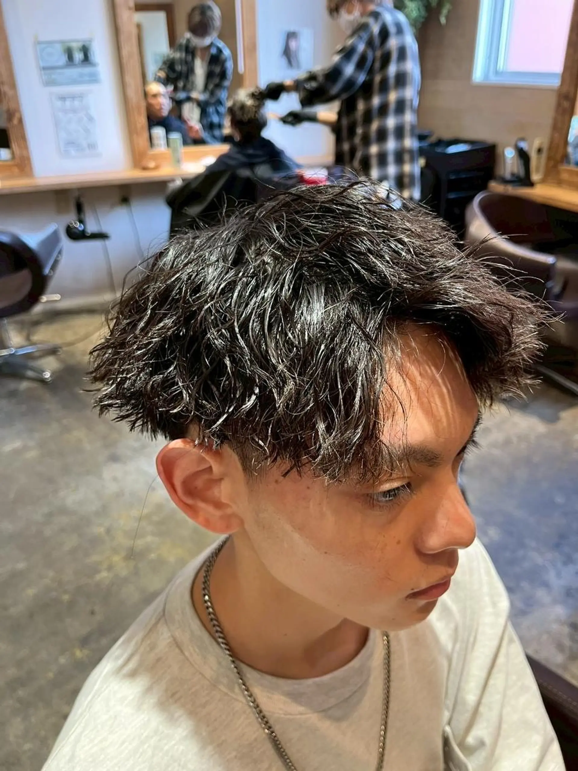 パーマ メンズ メンズカット パーマ特化 清士郎のヘアスタイル