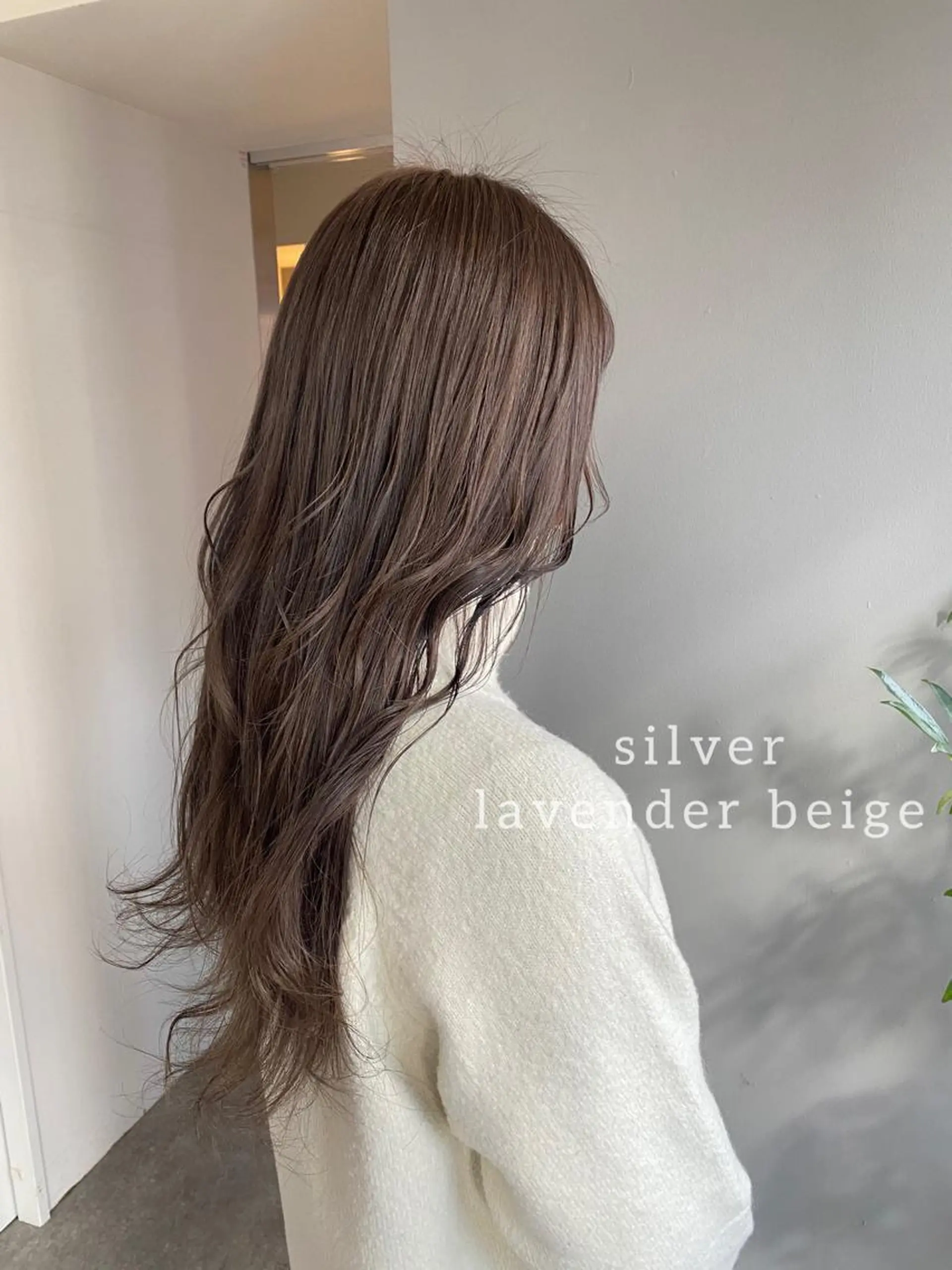 ロング カラー ヘアアレンジ ベージュカラー 透明感カラー ラベンダーカラー シルバー ヘアカラー ボブ /ニュアンス/ satomi🧸💖のヘアスタイル