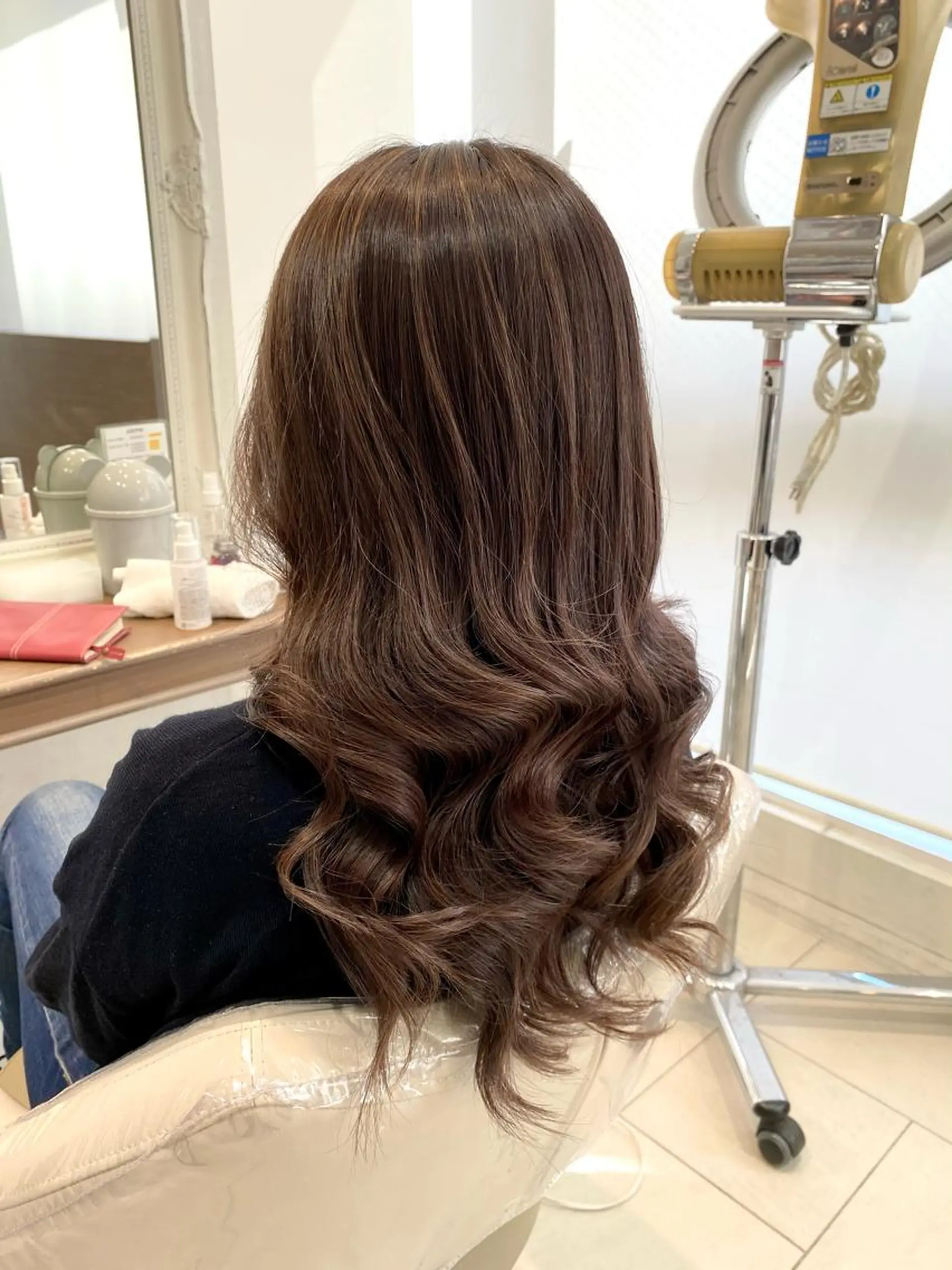 ロング カラー 横山 直輝のヘアスタイル