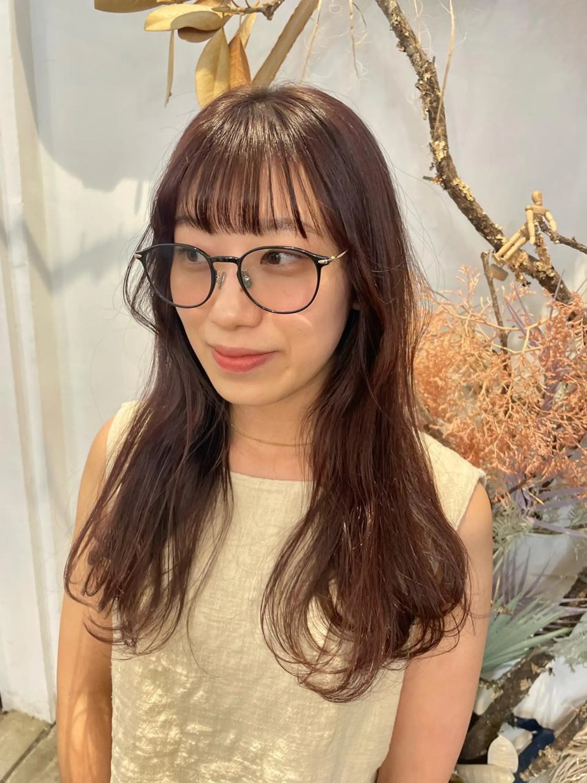 ロング カット ヘアカラー 透明感カラー 🦋AYAのヘアスタイル