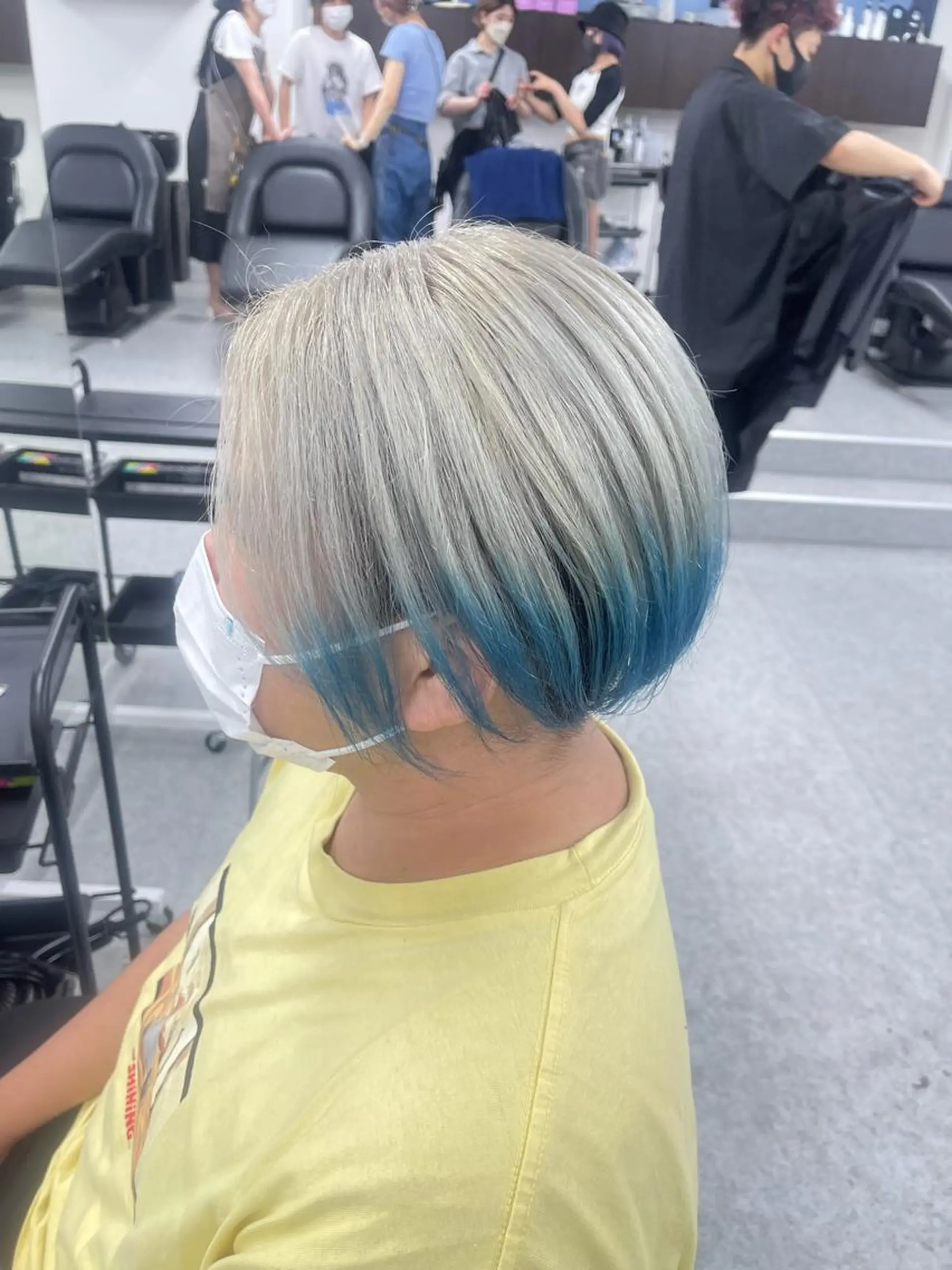 ショート コテ巻き風パーマ 🦋にこ🦋のヘアスタイル