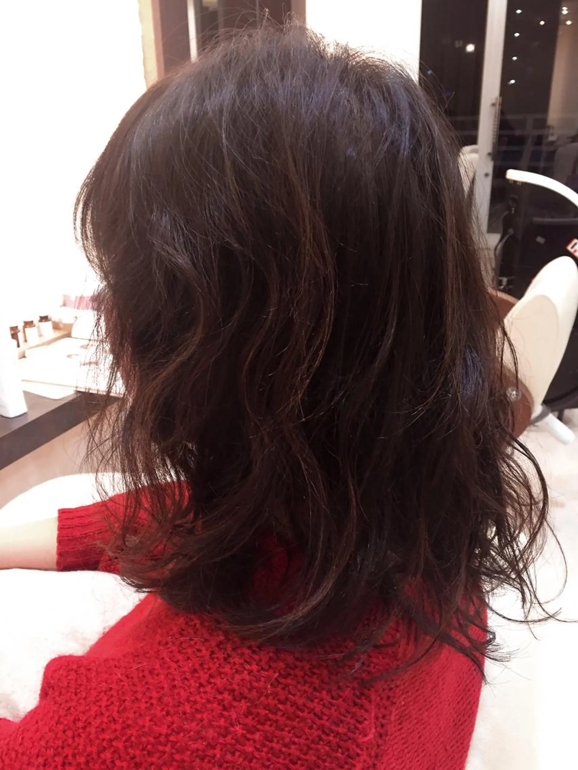 ミディアム パーマ ミディアムパーマ くせ毛 外国人風カラー 🌙似合わせ🐈‍⬛ ケア✨又吉のヘアスタイル