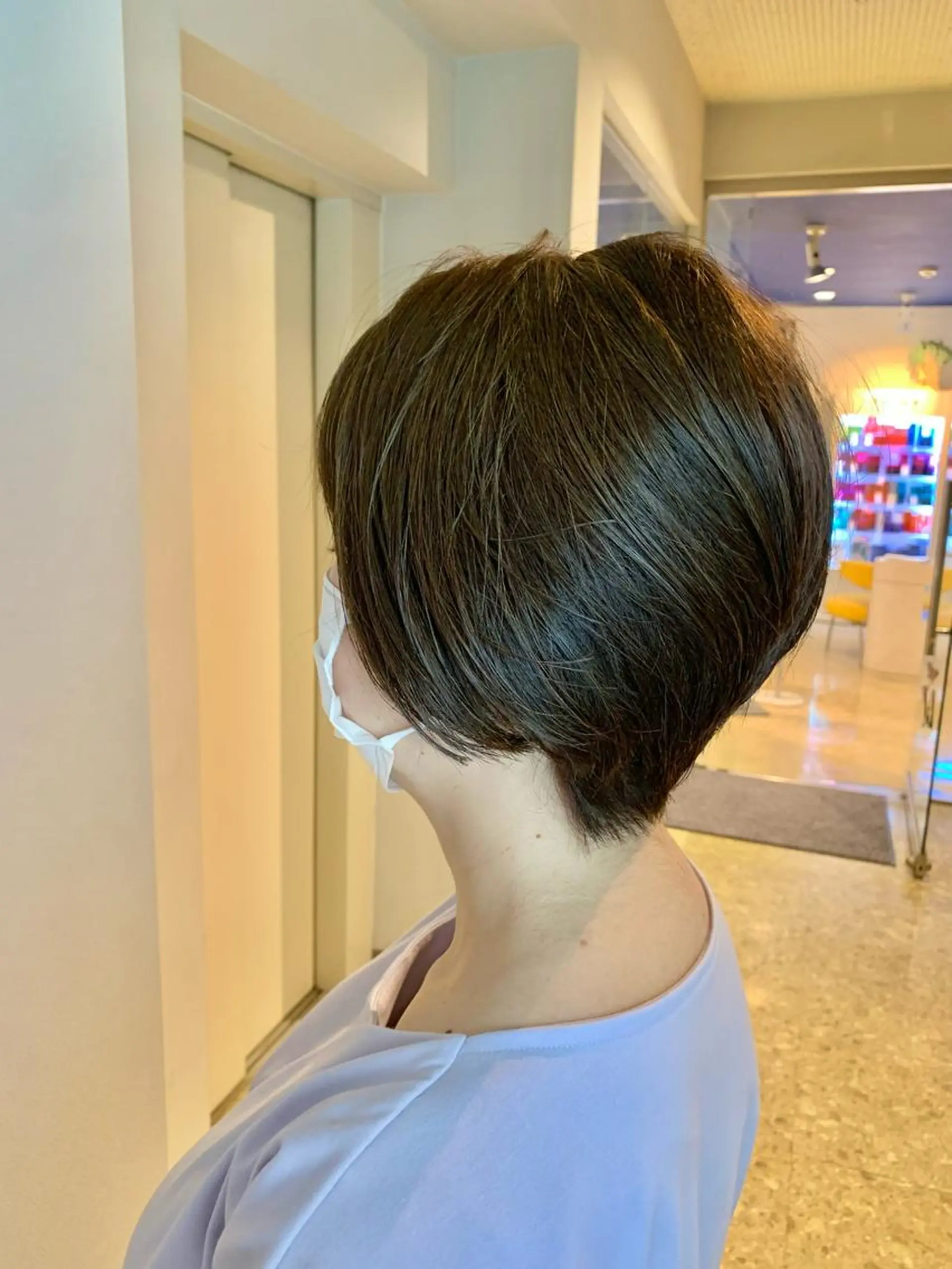 ショート うしだ かおるのヘアスタイル