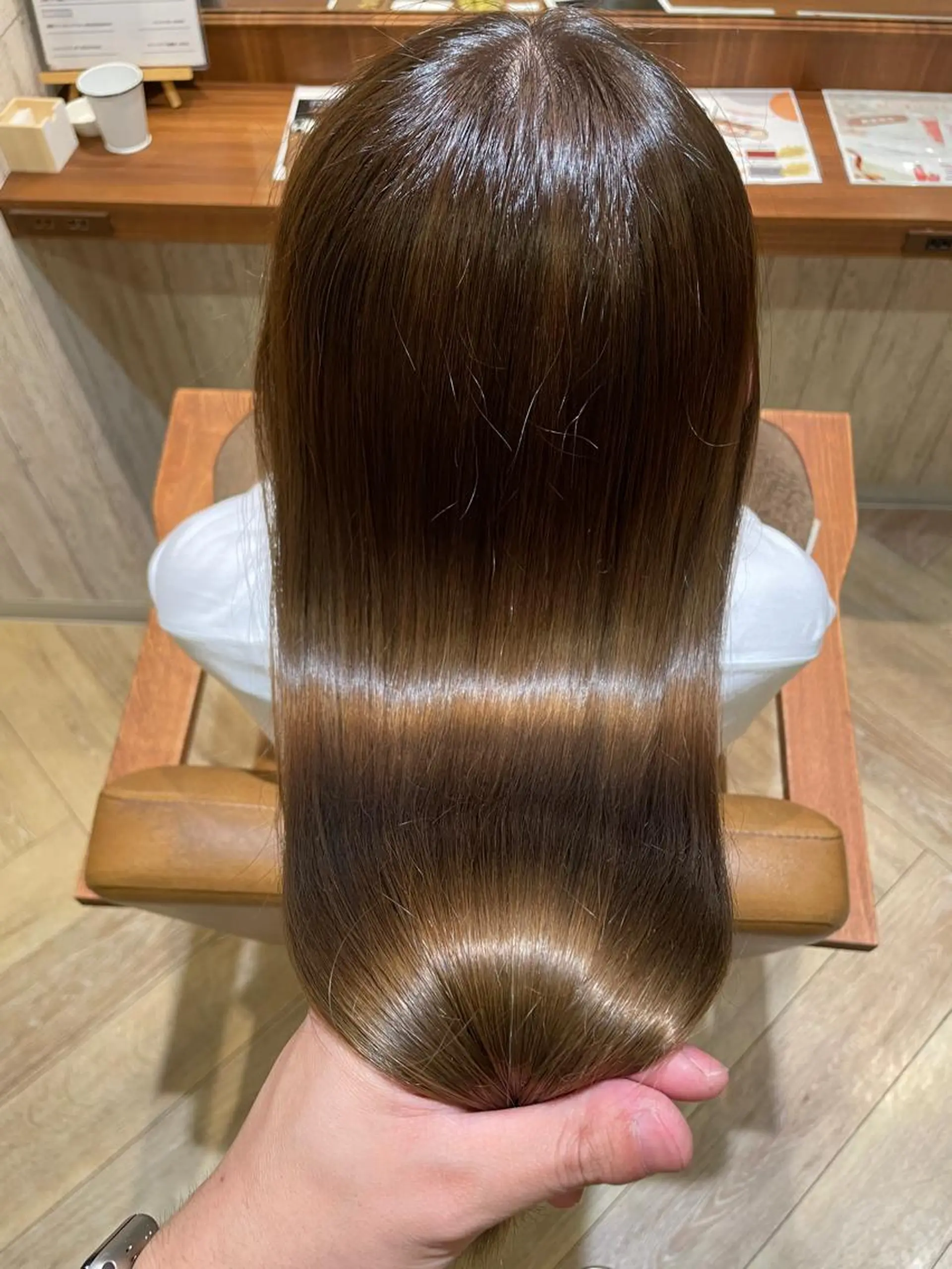 ロング カット ヘアカラー トリートメント 髪質改善専門美容室 Reshilリシルのヘアスタイル
