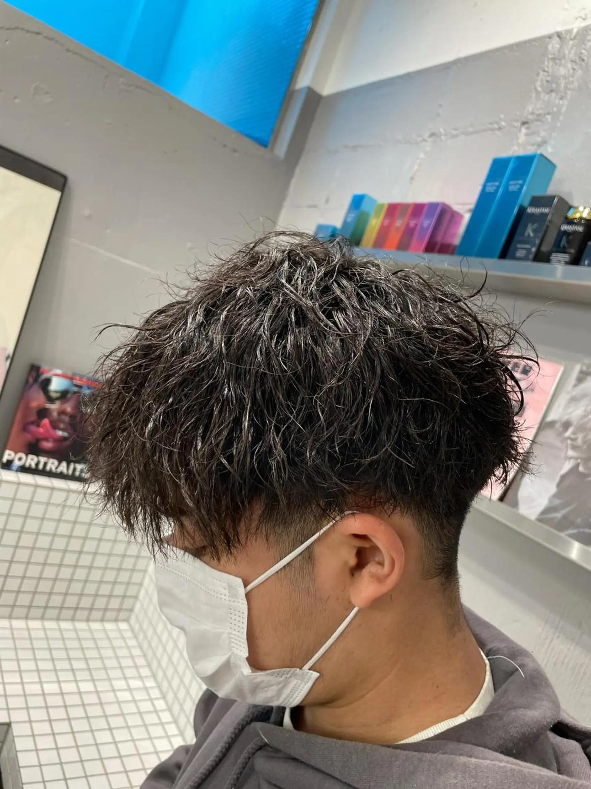 ショート カラー パーマ メンズ 🔥メンズカラー🔥 セヤシュウヘイのヘアスタイル