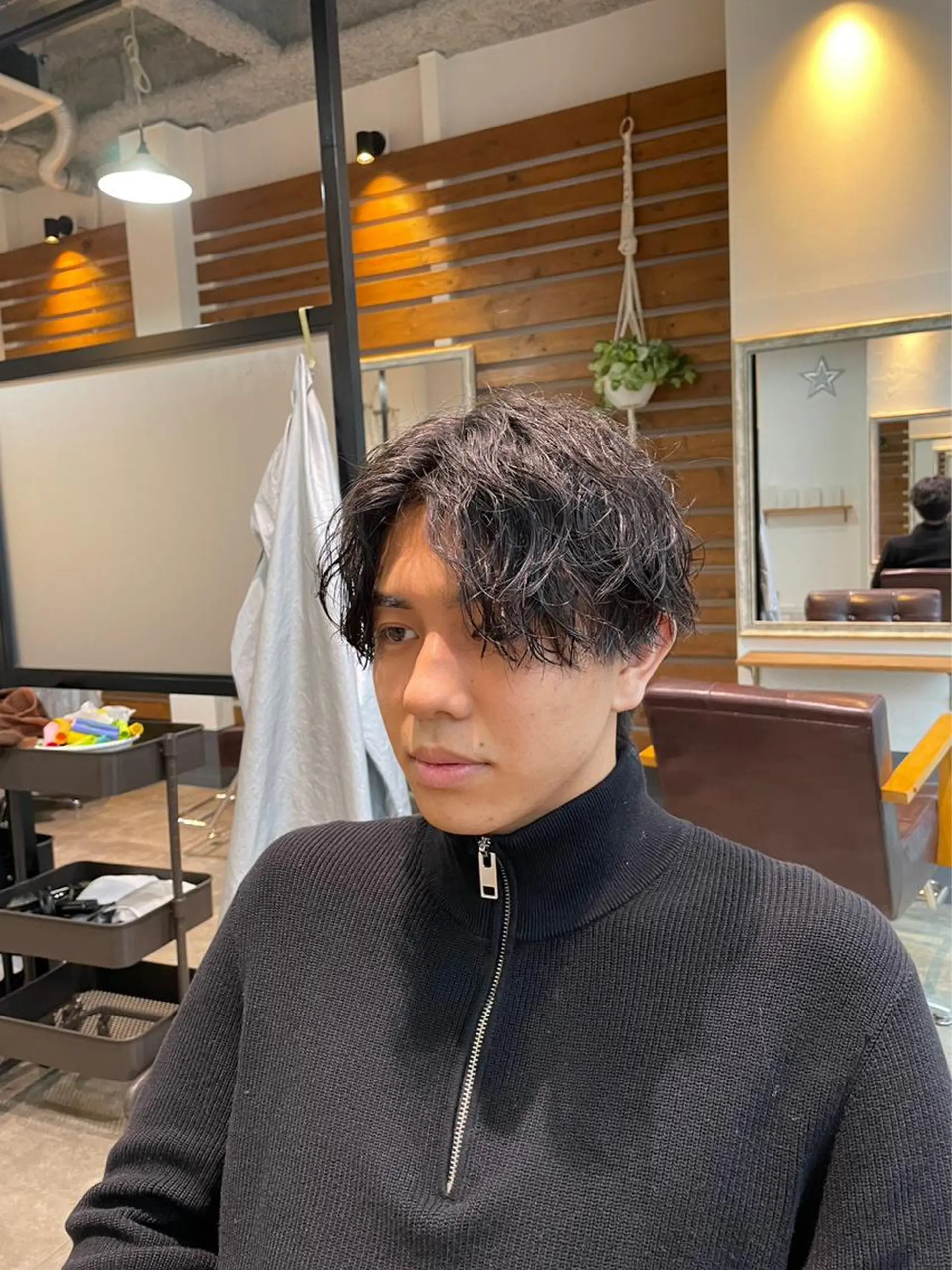 パーマ メンズ メンズパーマ 波巻きパーマ カット パーマ 三井淳平 /メンズパーマのヘアスタイル