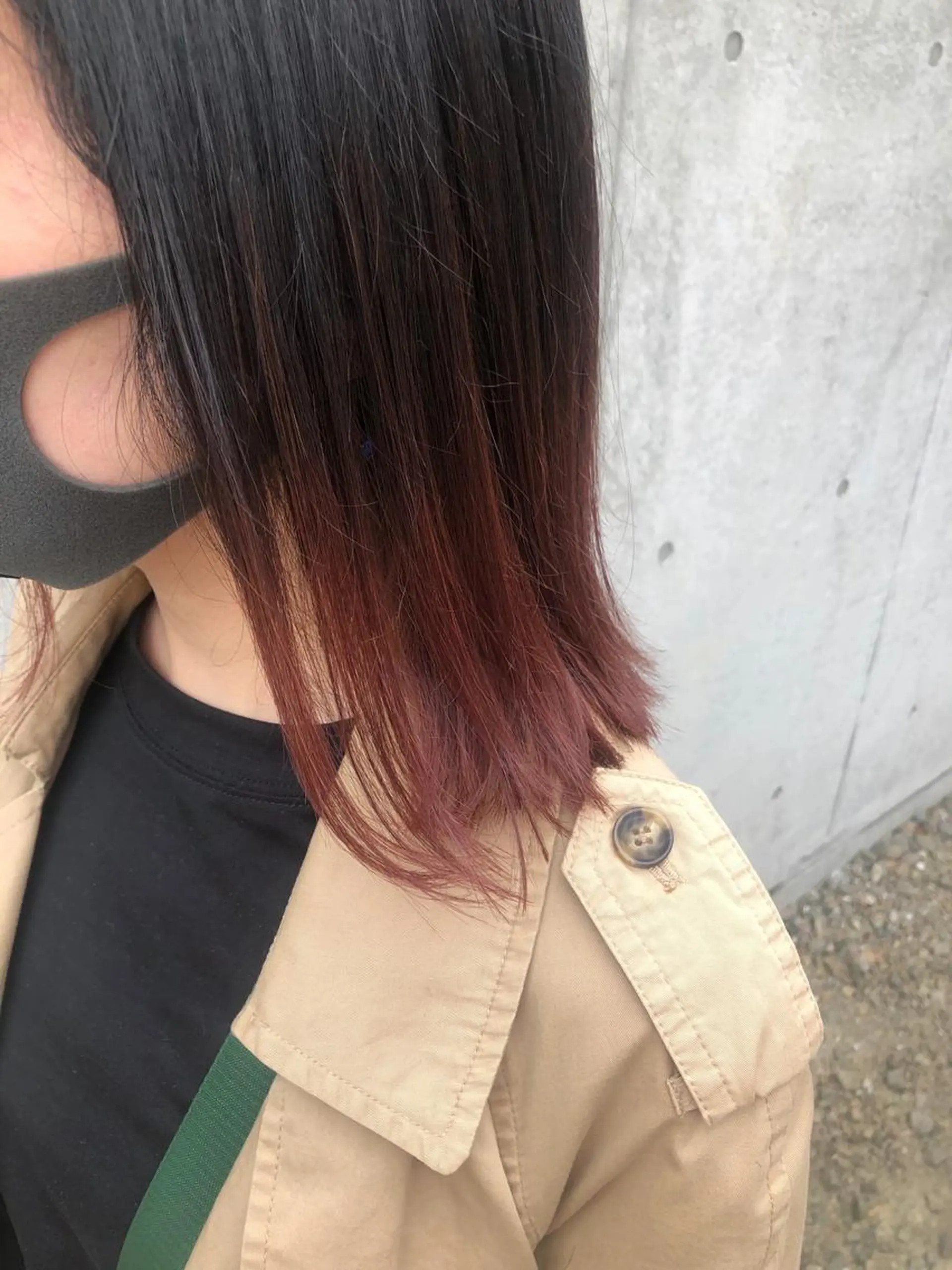 ミディアム カラー カット ヘアカラー トリートメント 山本 芳喜のヘアスタイル