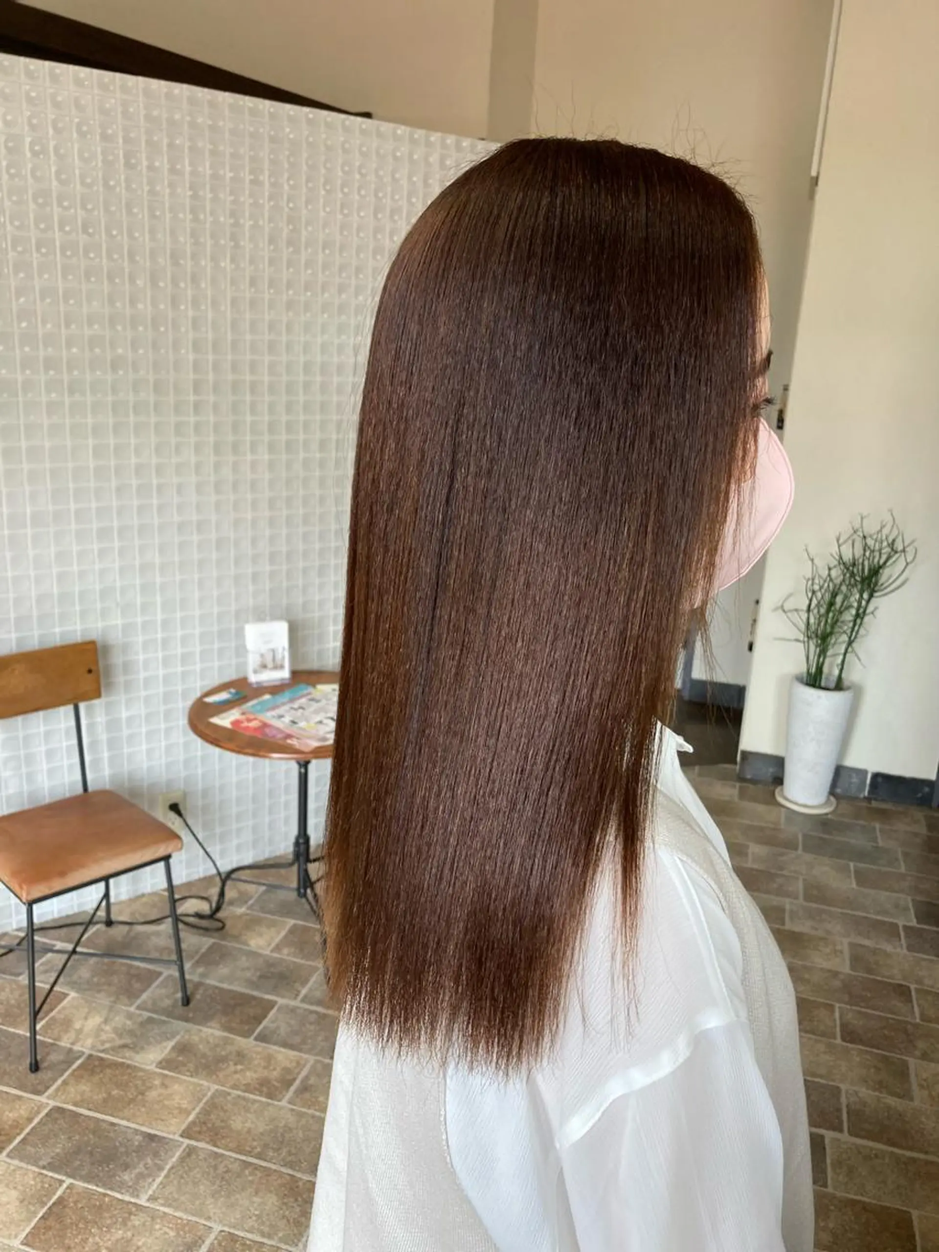 ロング 縮毛矯正 加藤 泰地のヘアスタイル