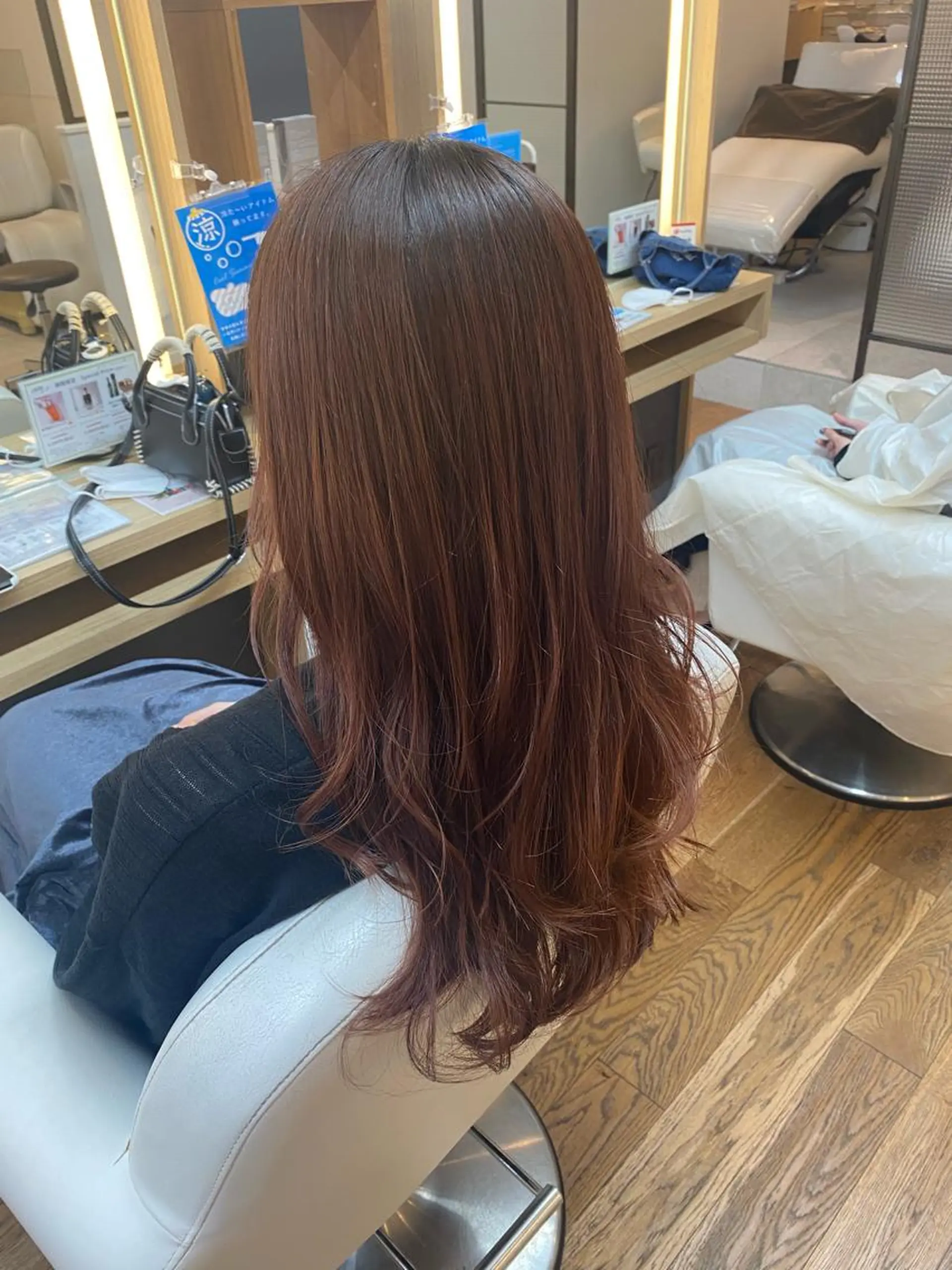 ロング ヘアアレンジ ハイレイヤー レイヤーカット カット 韓国ヘア sasugaのヘアスタイル