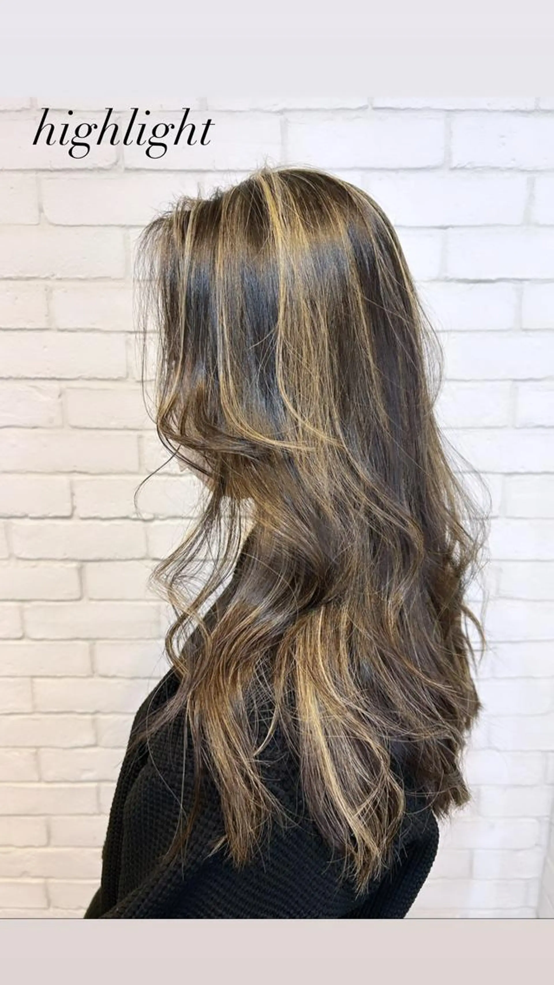 ロング ハイライト color & care  Lita所属・カラーアンドケアリタ kitamuuuのヘアスタイル