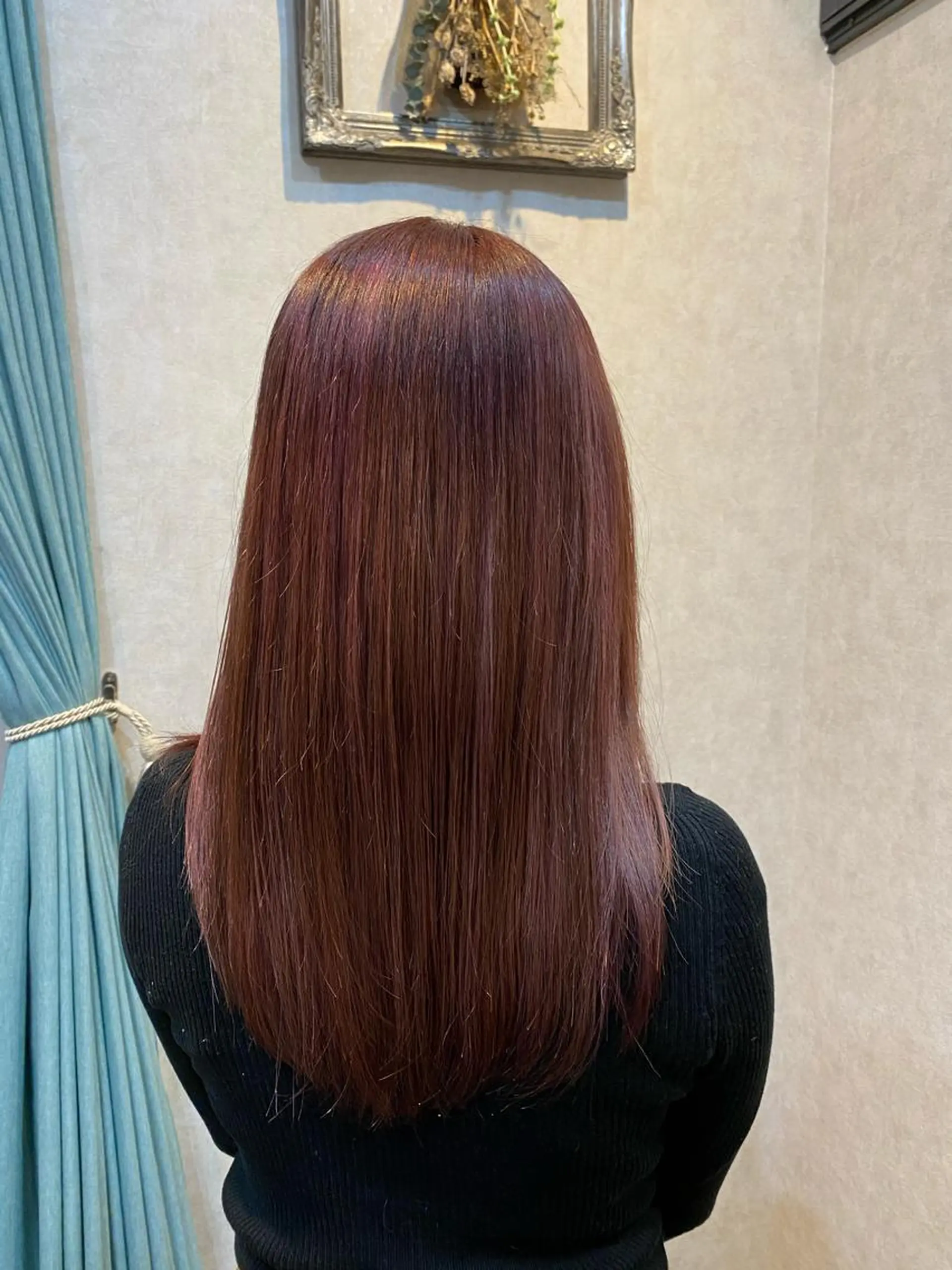 セミロング カラー 齊藤 萌香のヘアスタイル