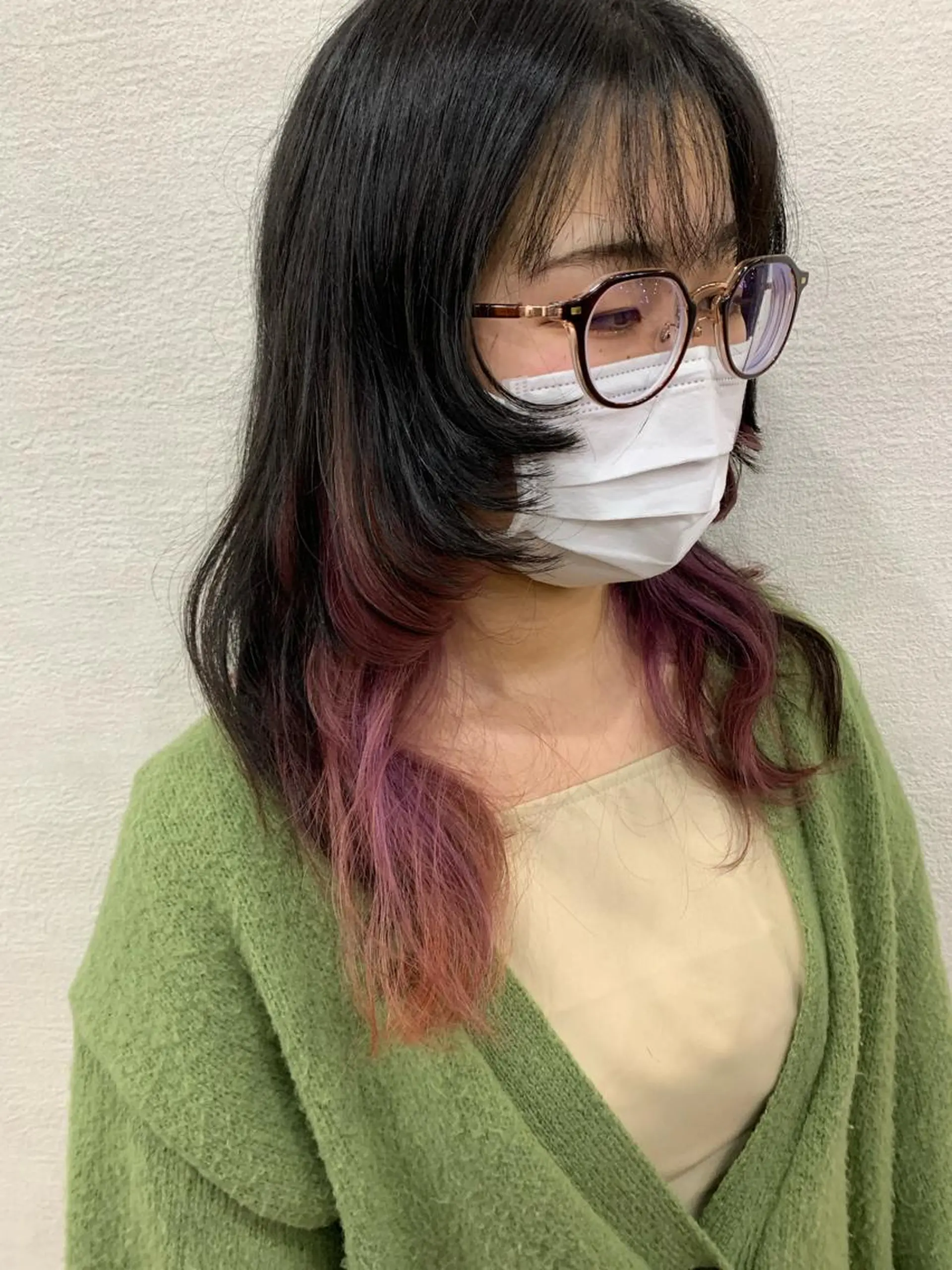 ロング カラー チバ ヒロトのヘアスタイル