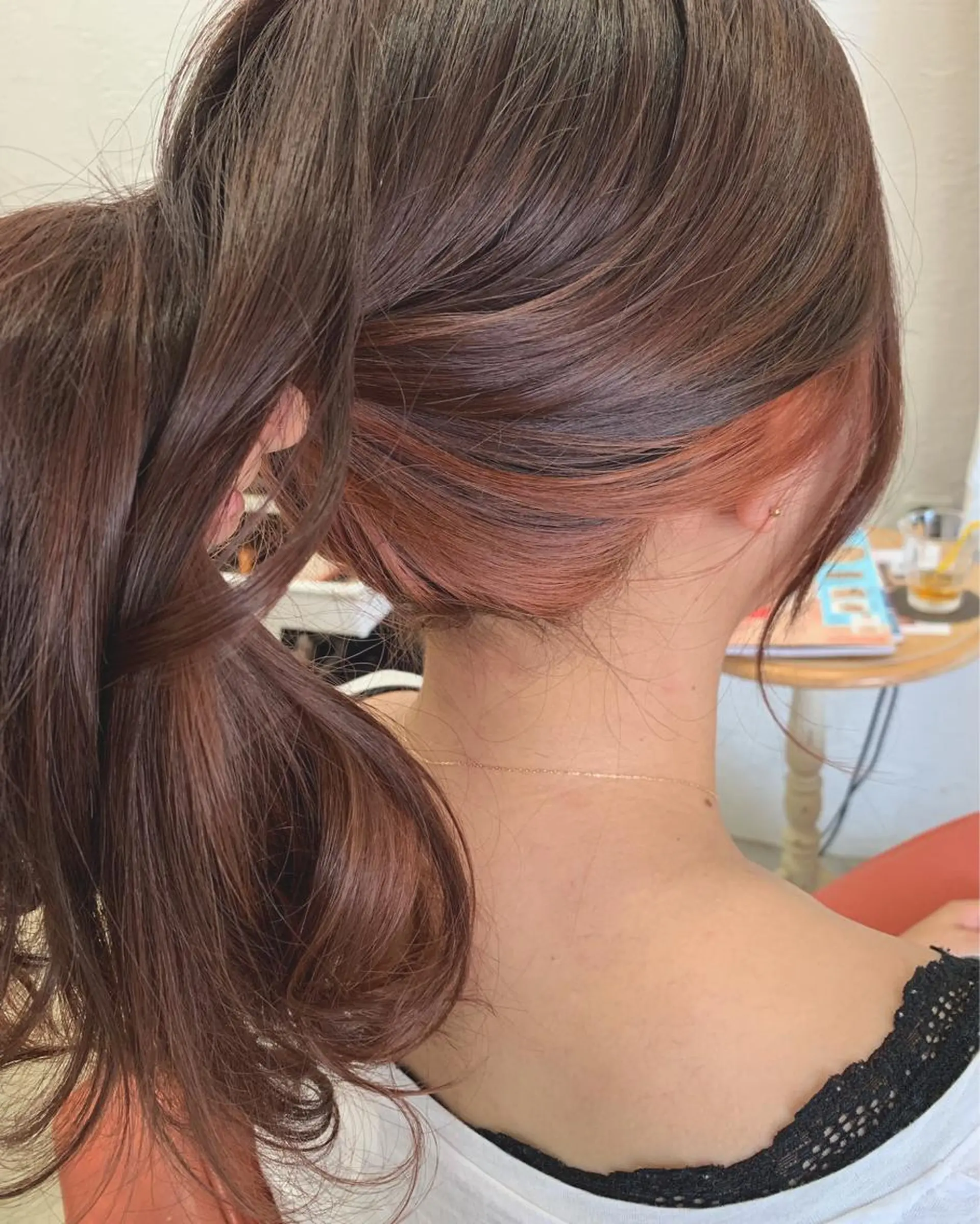 ロング カラー fio マナミのヘアスタイル