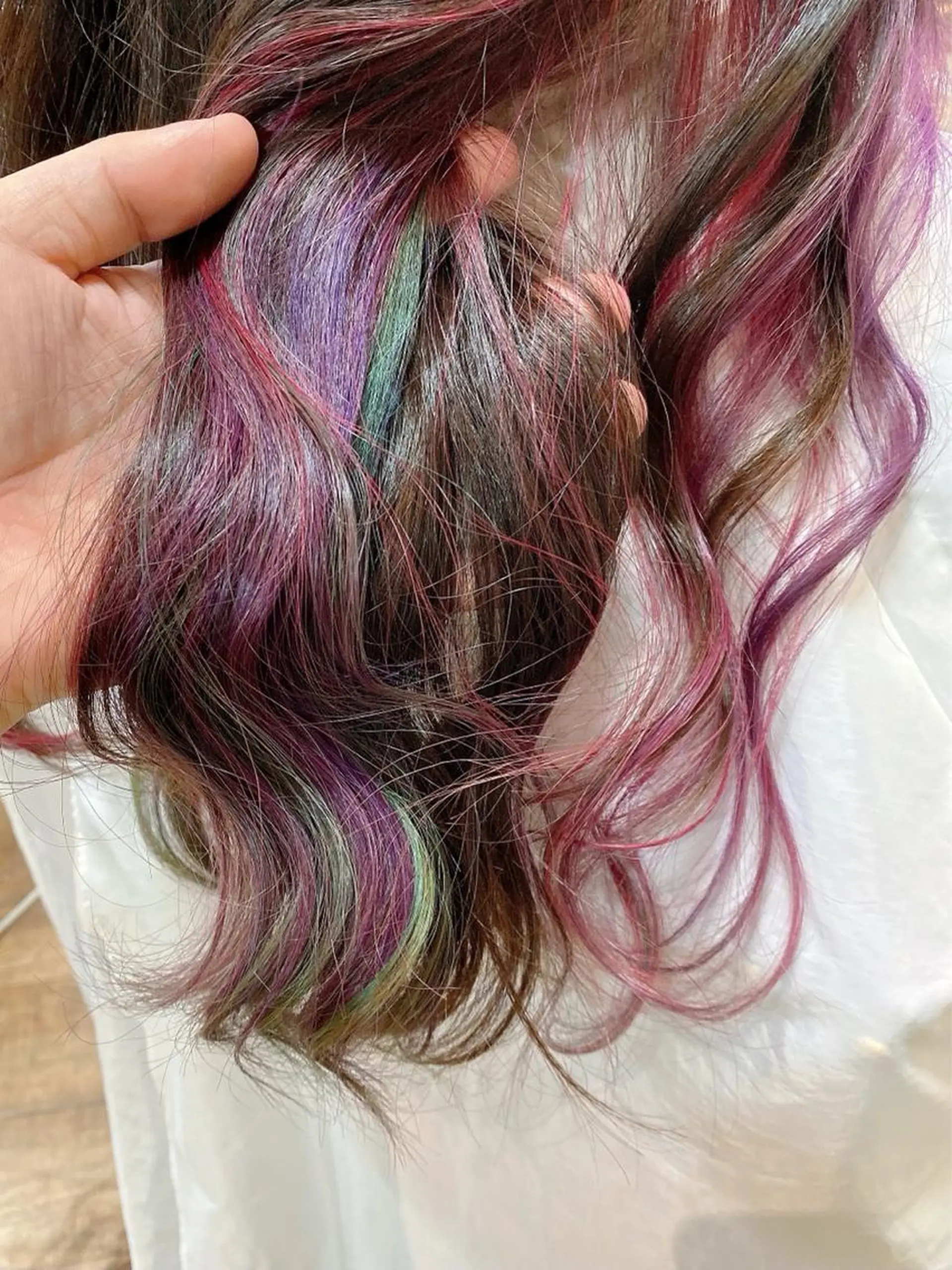 ロング カラー 長岡 俊樹のヘアスタイル